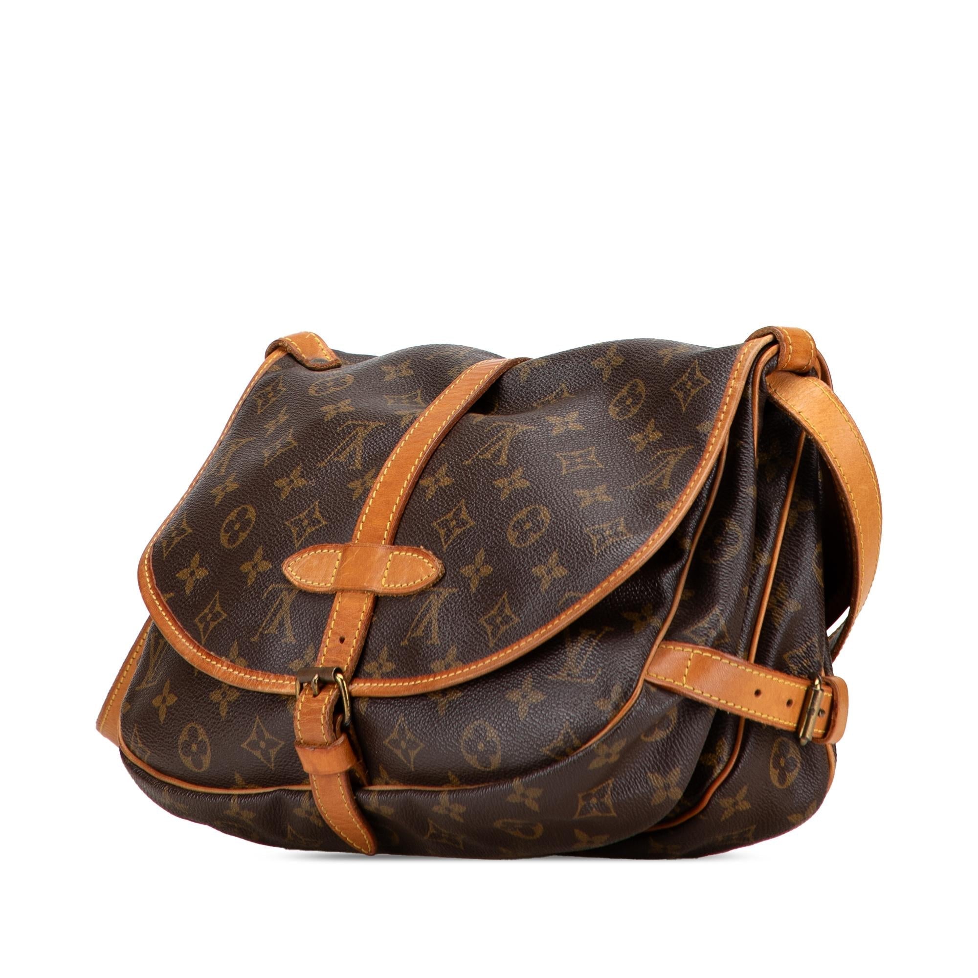 Louis Vuitton Monogram Saumur 25