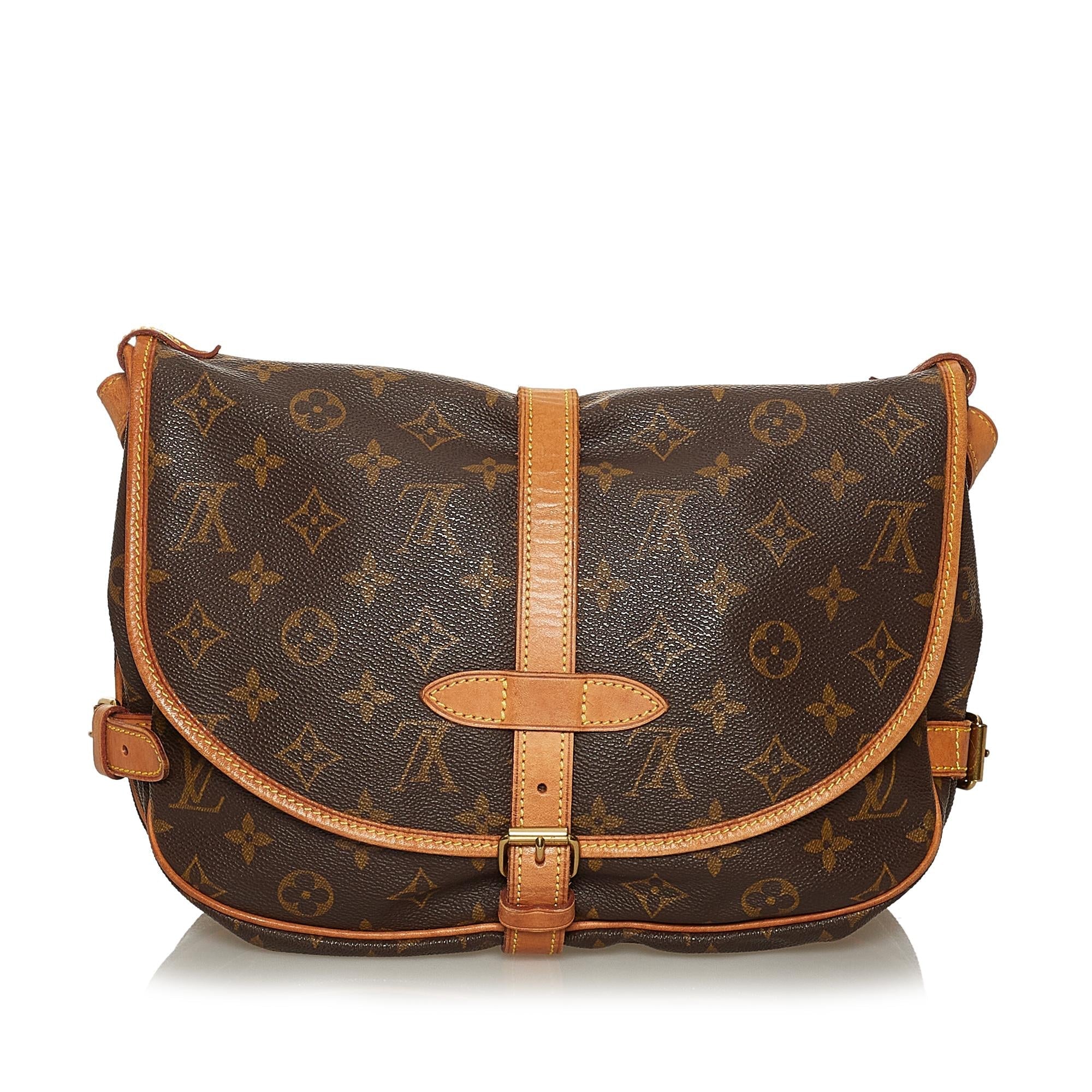 Louis Vuitton Monogram Saumur 30 (SHG-28464)