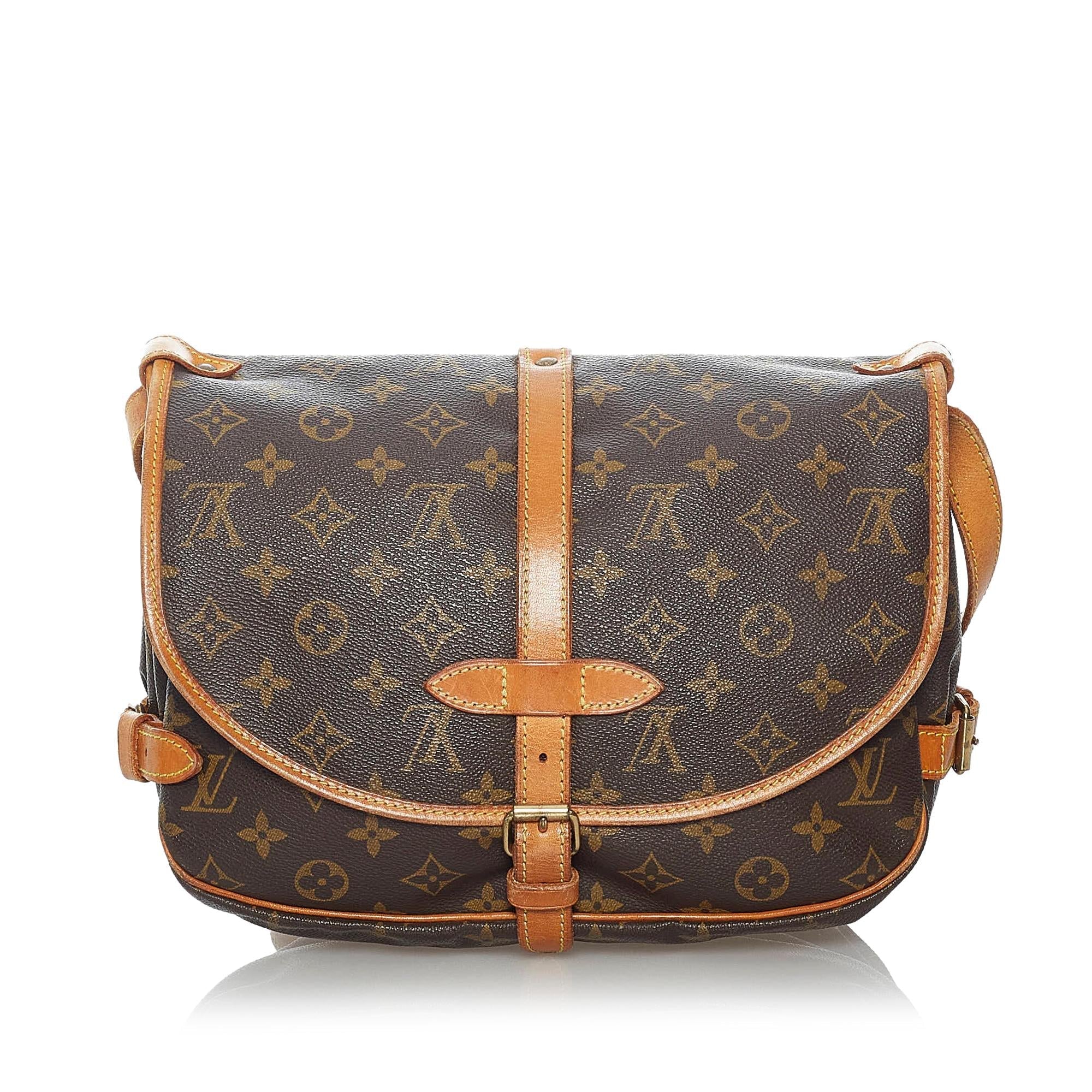 Louis Vuitton Monogram Saumur 30 (SHG-30361)