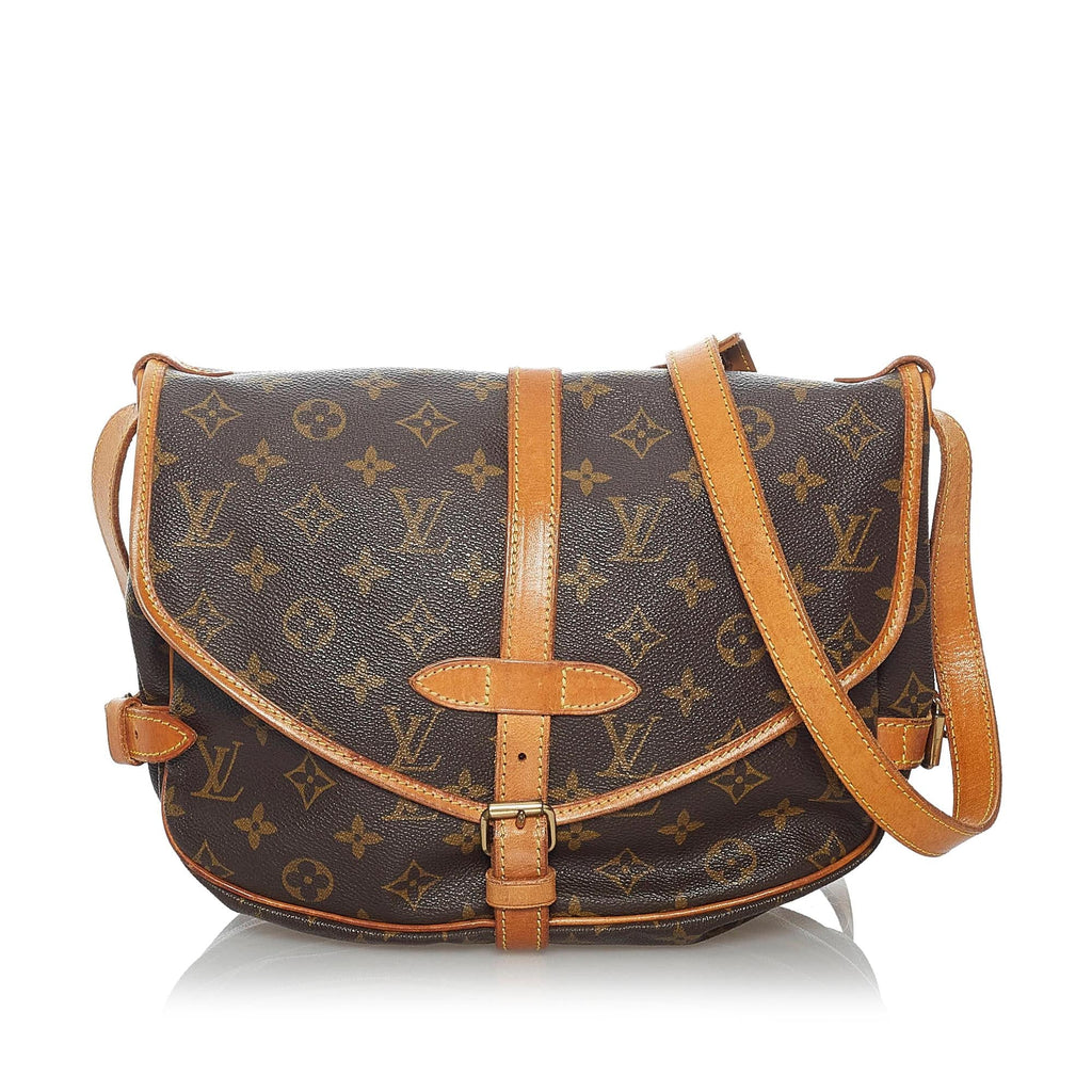 Louis Vuitton Monogram Saumur 30 (SHG-30361)