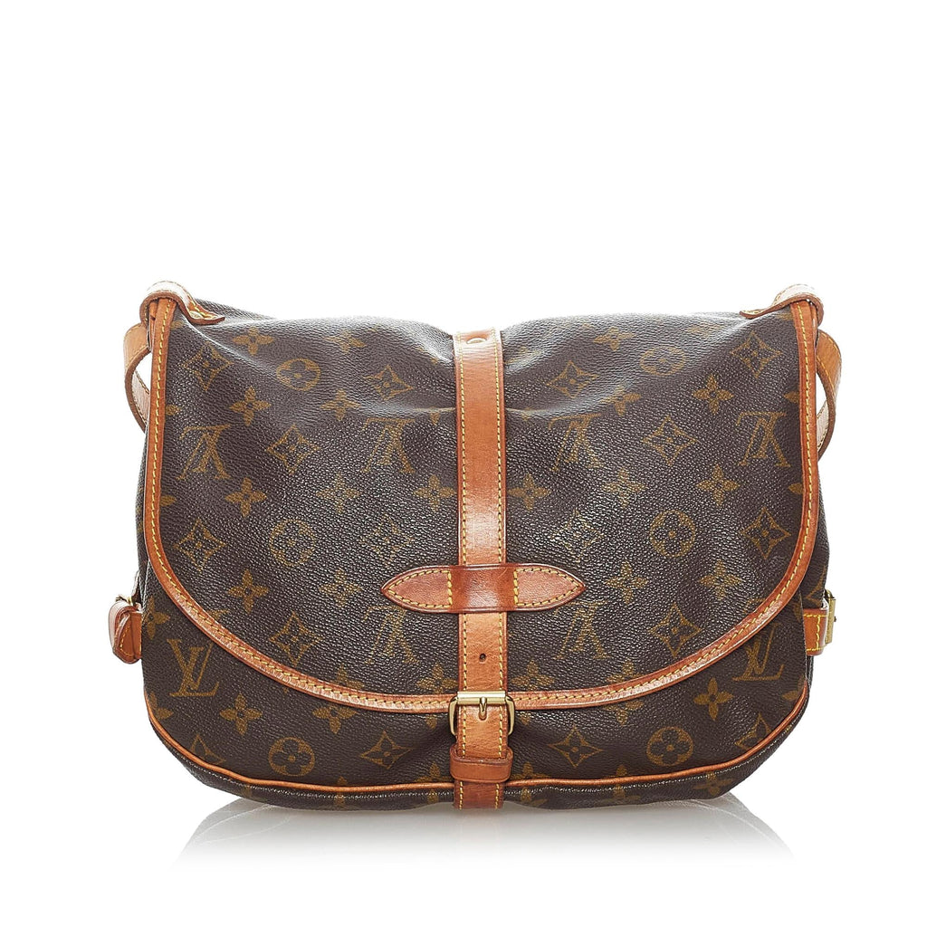 Louis Vuitton Monogram Saumur 30 (SHG-30532)