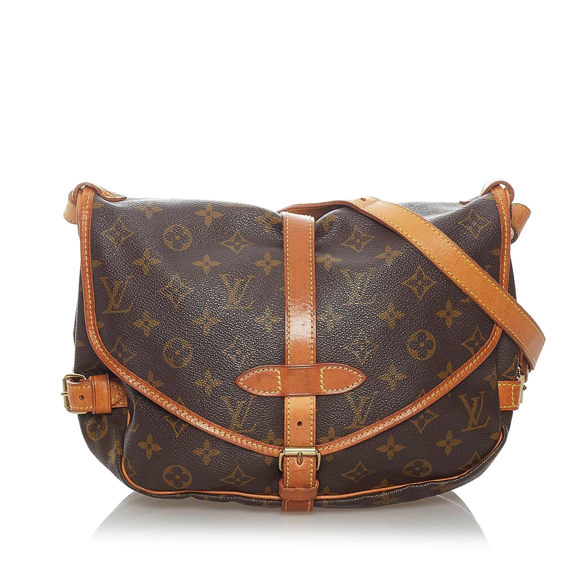 Louis Vuitton Monogram Saumur 30 (SHG-30532)