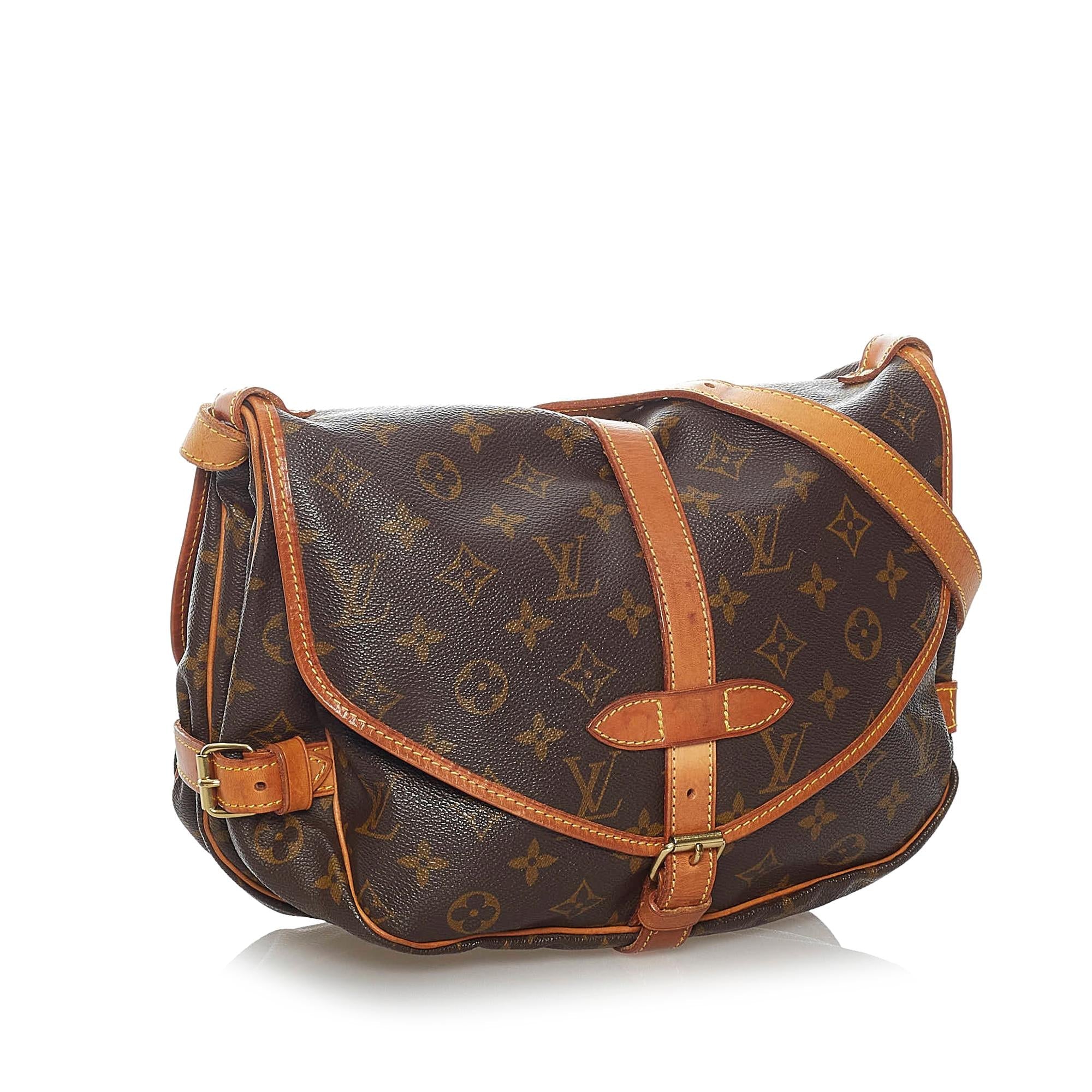 Louis Vuitton Monogram Saumur 30 (SHG-30532)