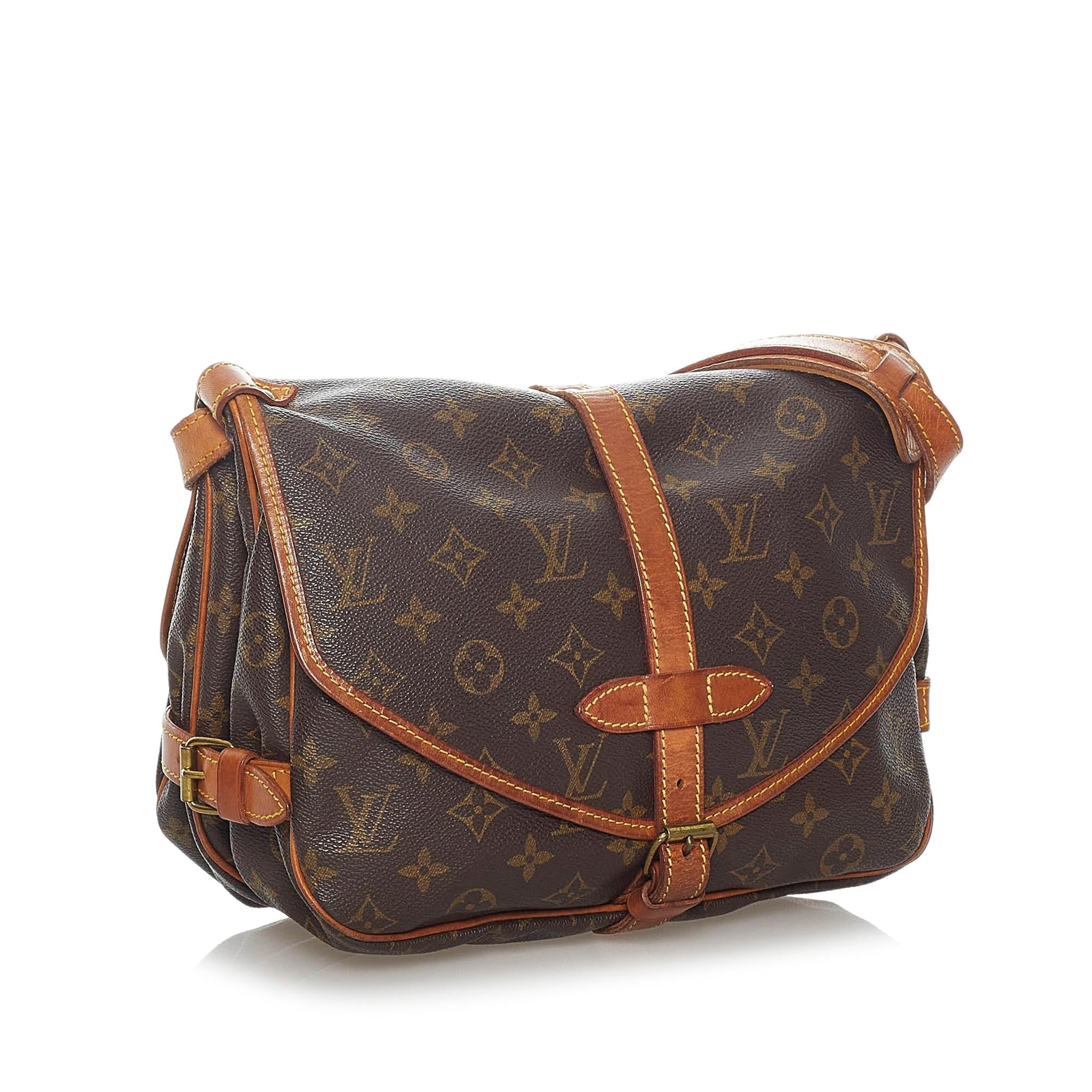 Louis Vuitton Monogram Saumur 30 (SHG-30538)