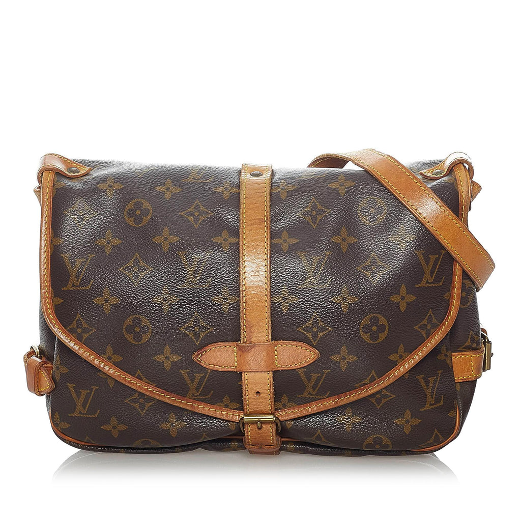 Louis Vuitton Monogram Saumur 30 (SHG-30655)