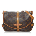 Louis Vuitton Monogram Saumur 30 (SHG-30655)