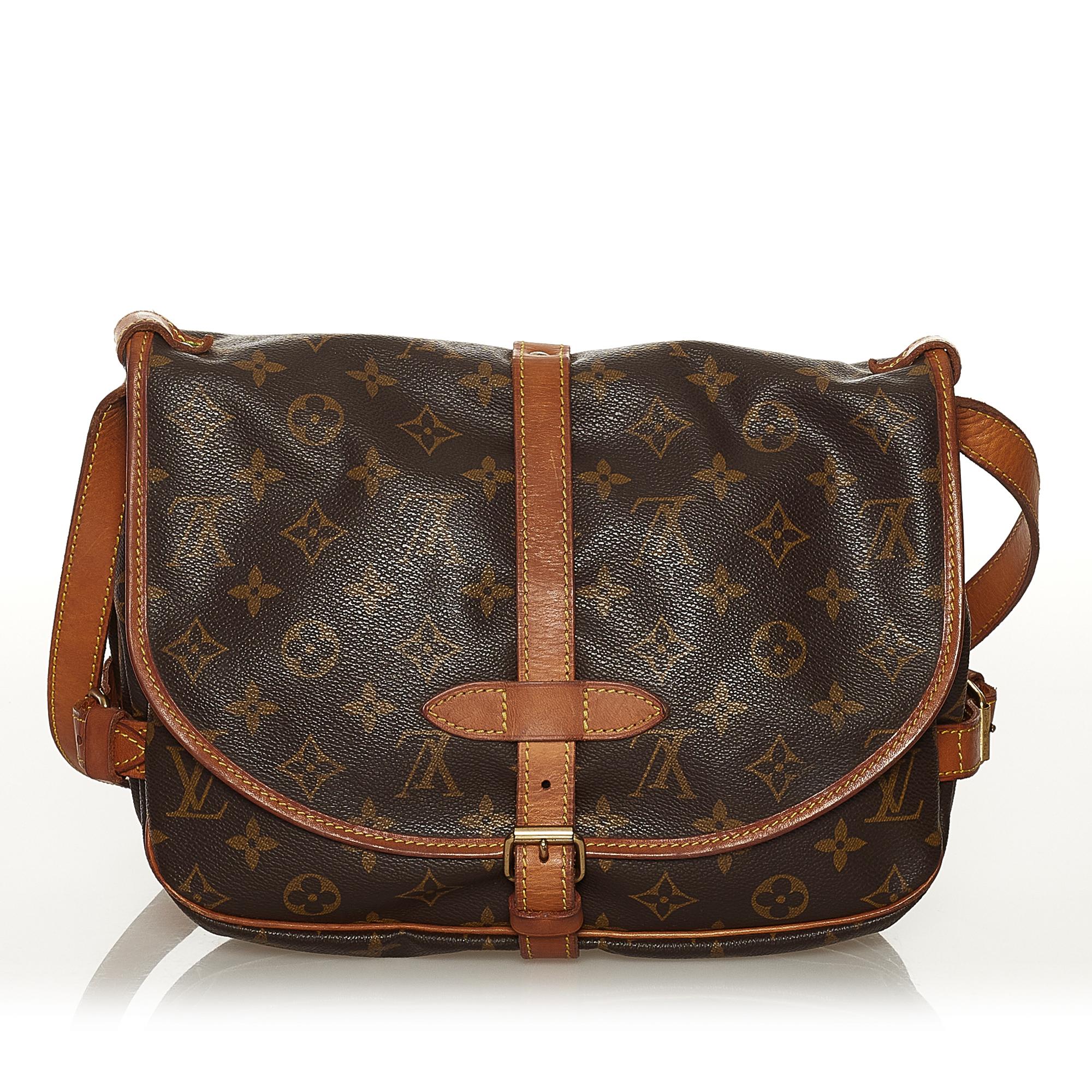 Louis Vuitton Monogram Saumur 30 (SHG-34428)