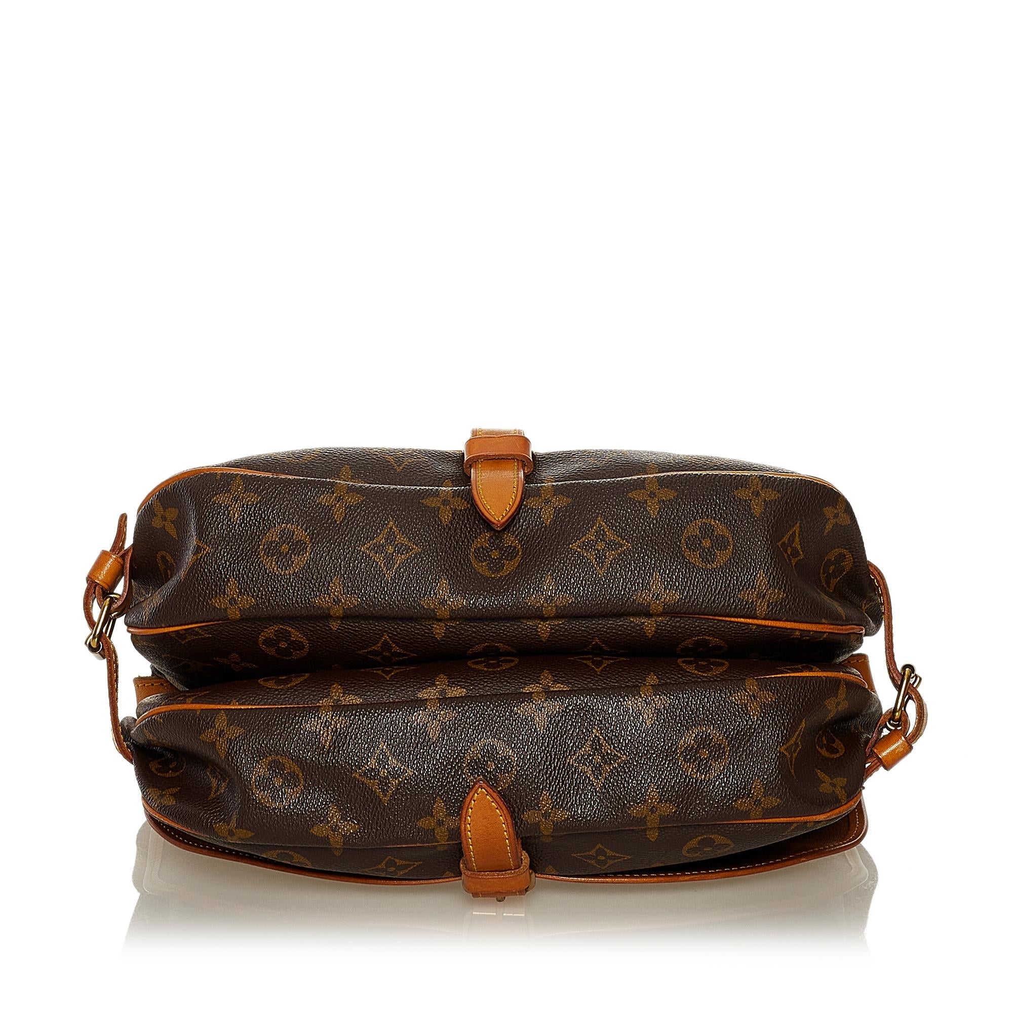 Louis Vuitton Monogram Saumur 30 (SHG-34457)