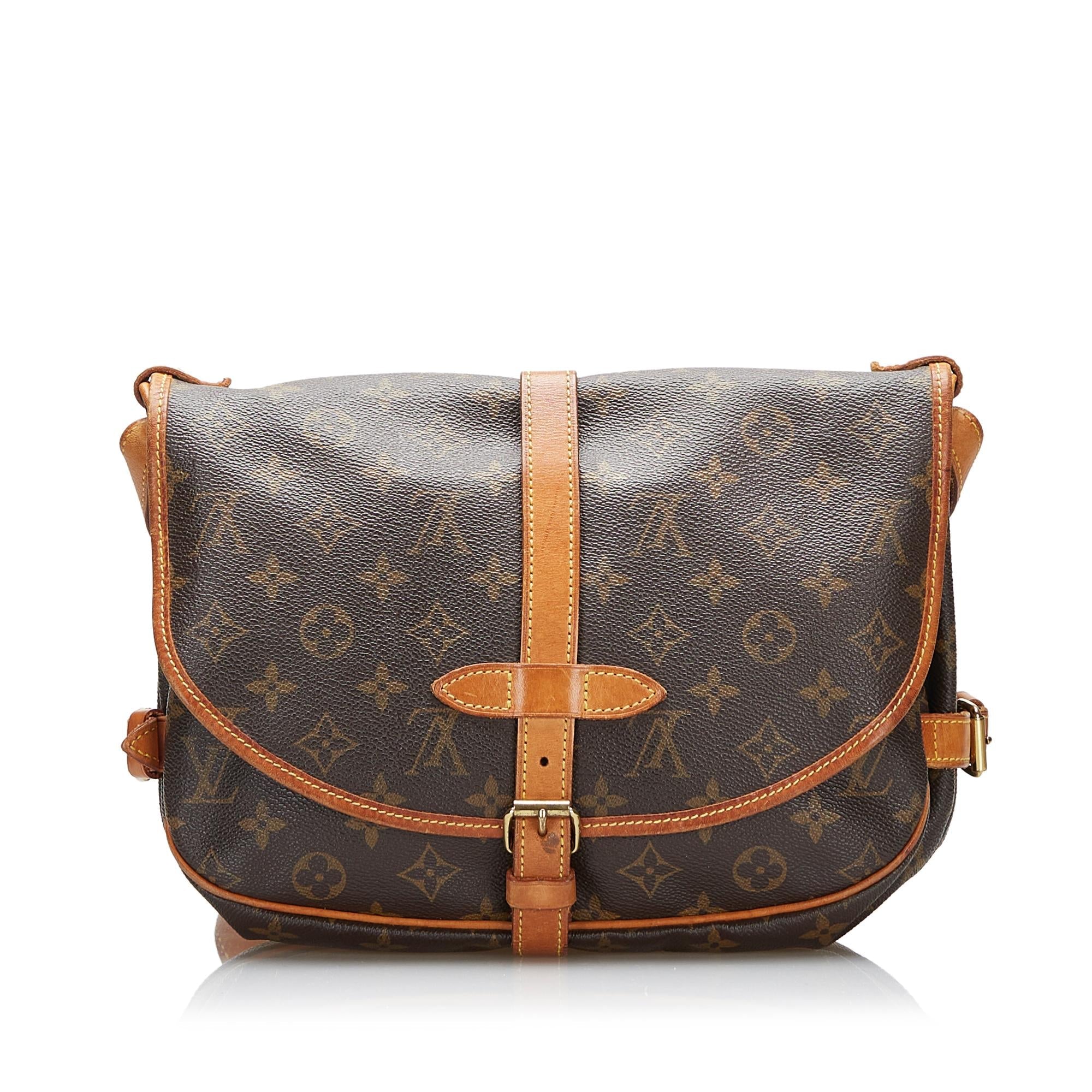 Louis Vuitton Monogram Saumur 30 (SHG-aTnHDs)