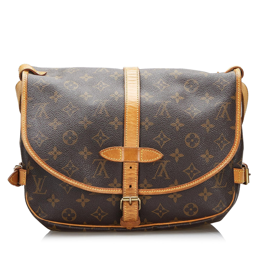 Louis Vuitton Monogram Saumur 30 (SHG-gTD124)