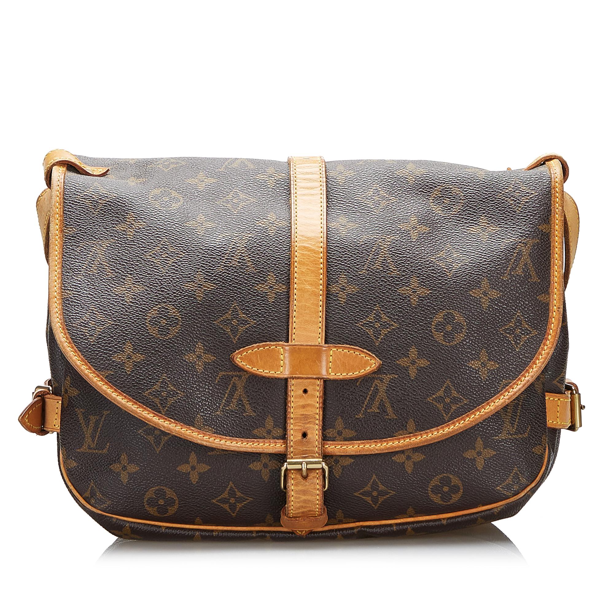 Louis Vuitton Monogram Saumur 30 (SHG-gTD124)
