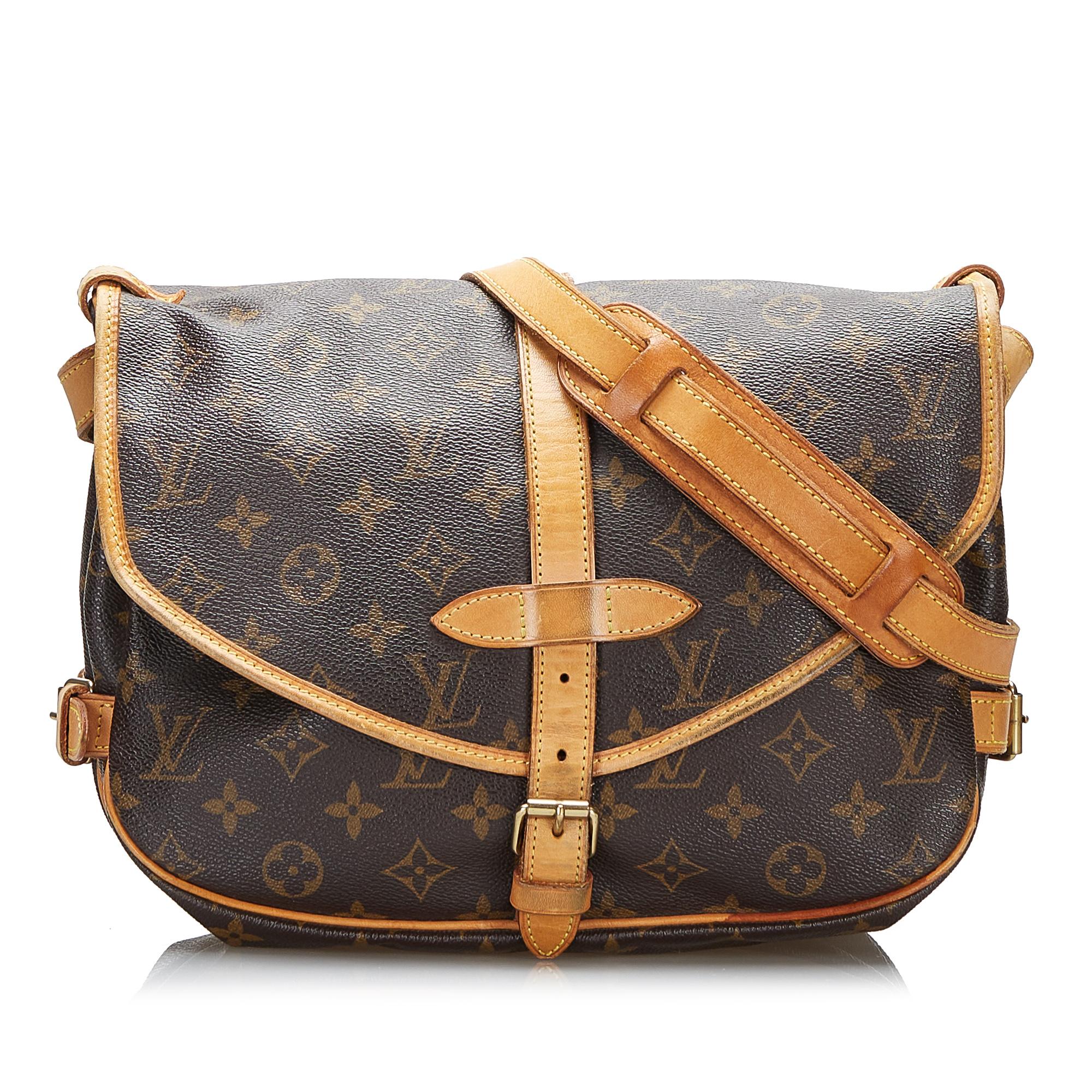 Louis Vuitton Monogram Saumur 30 (SHG-gTD124)