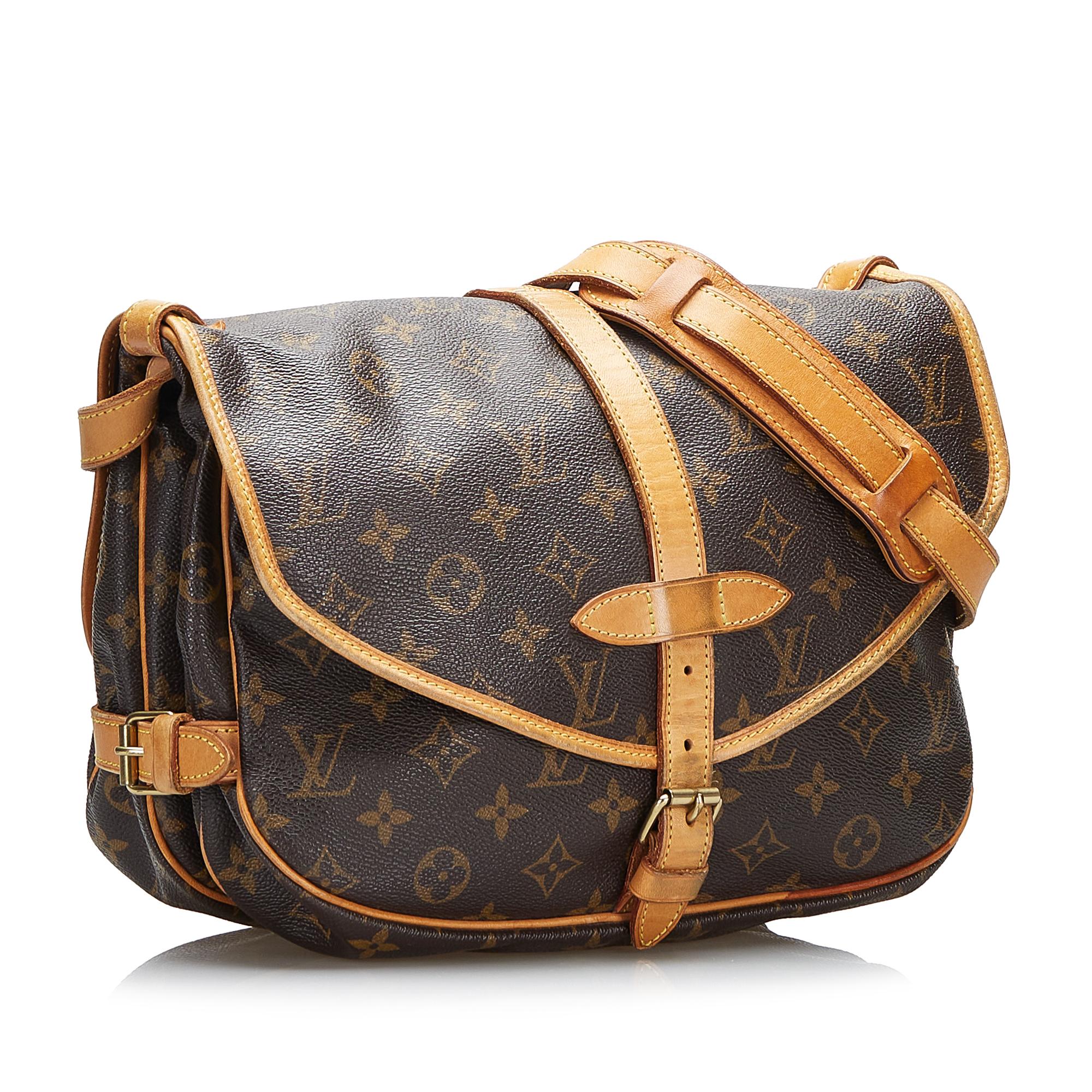 Louis Vuitton Monogram Saumur 30 (SHG-gTD124)