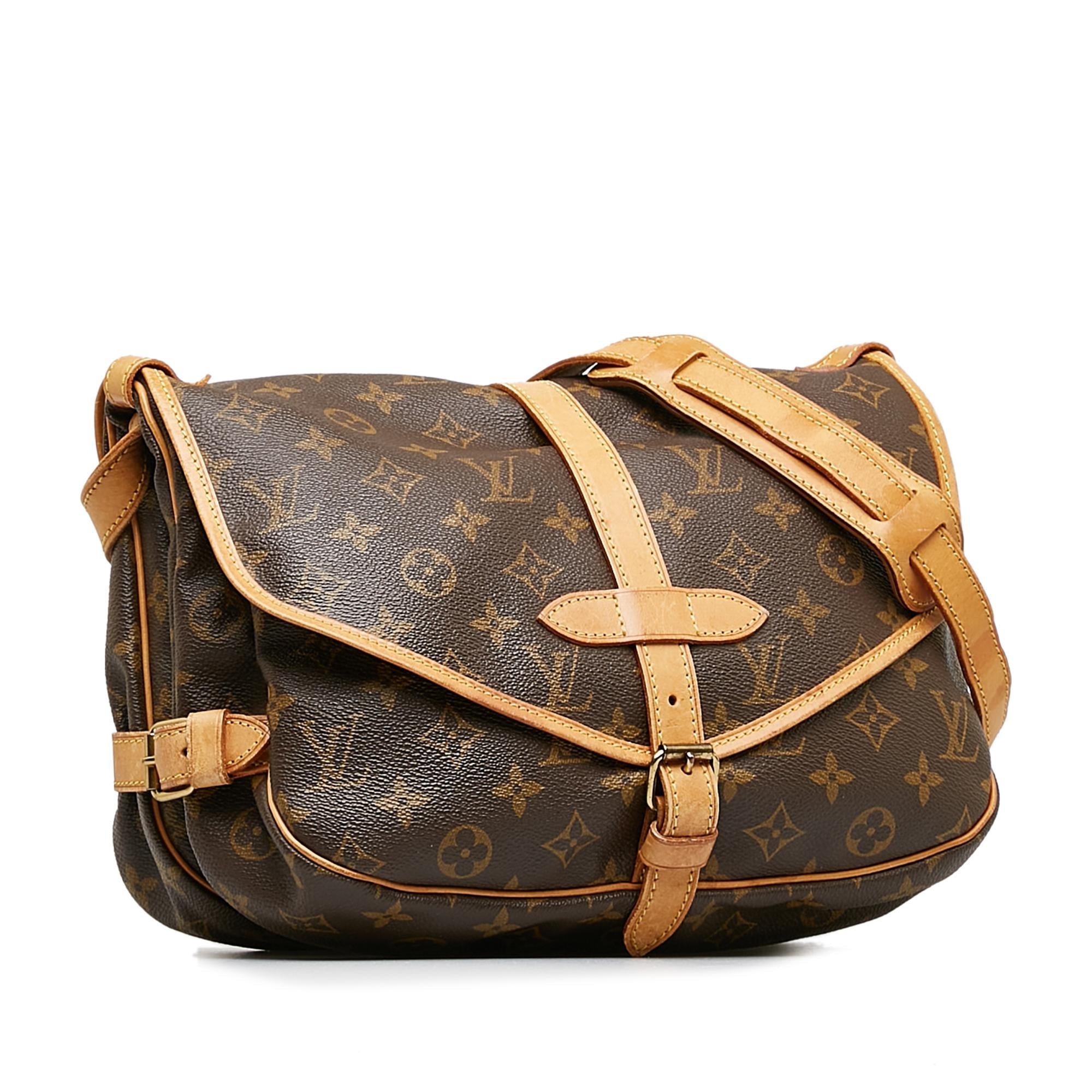 Louis Vuitton Monogram Saumur 30 (SHG-y7QLdJ)