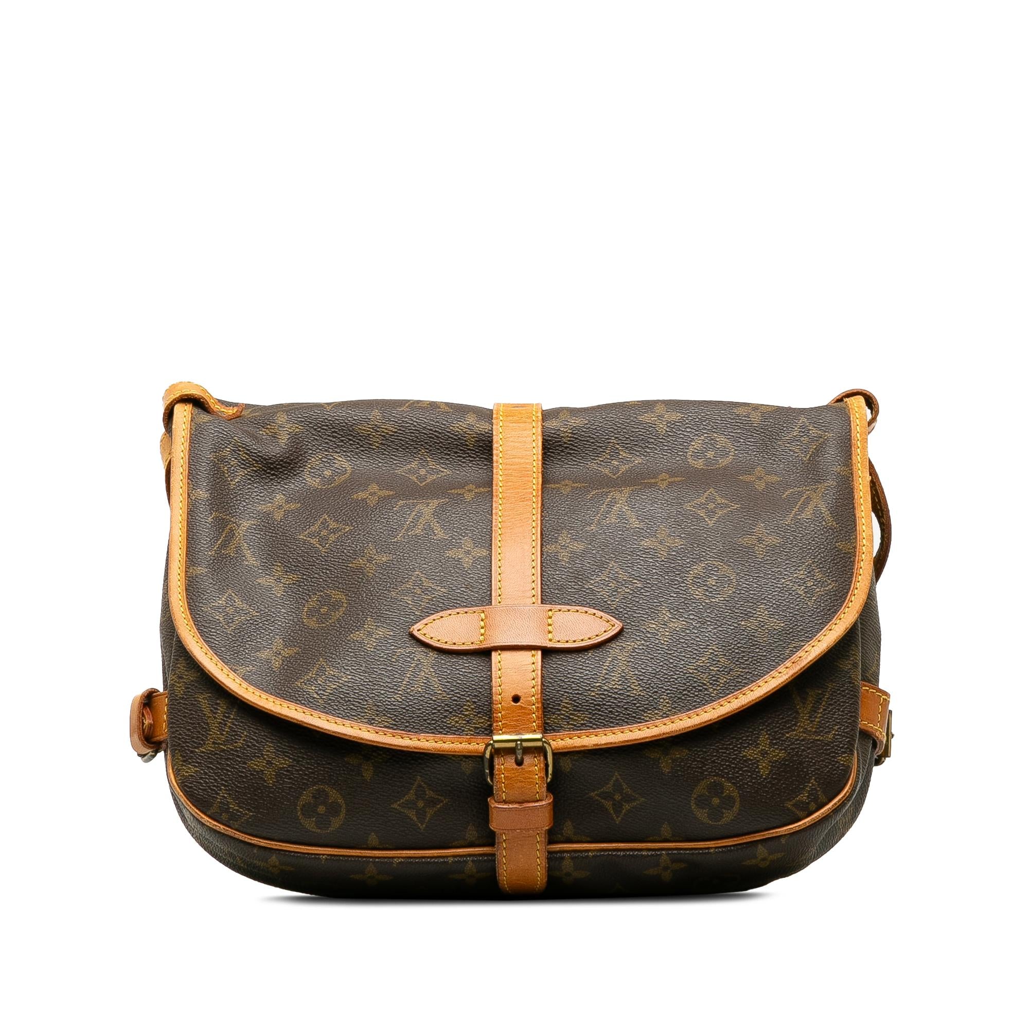 Louis Vuitton Monogram Saumur 30 (SHG-ohzaol)