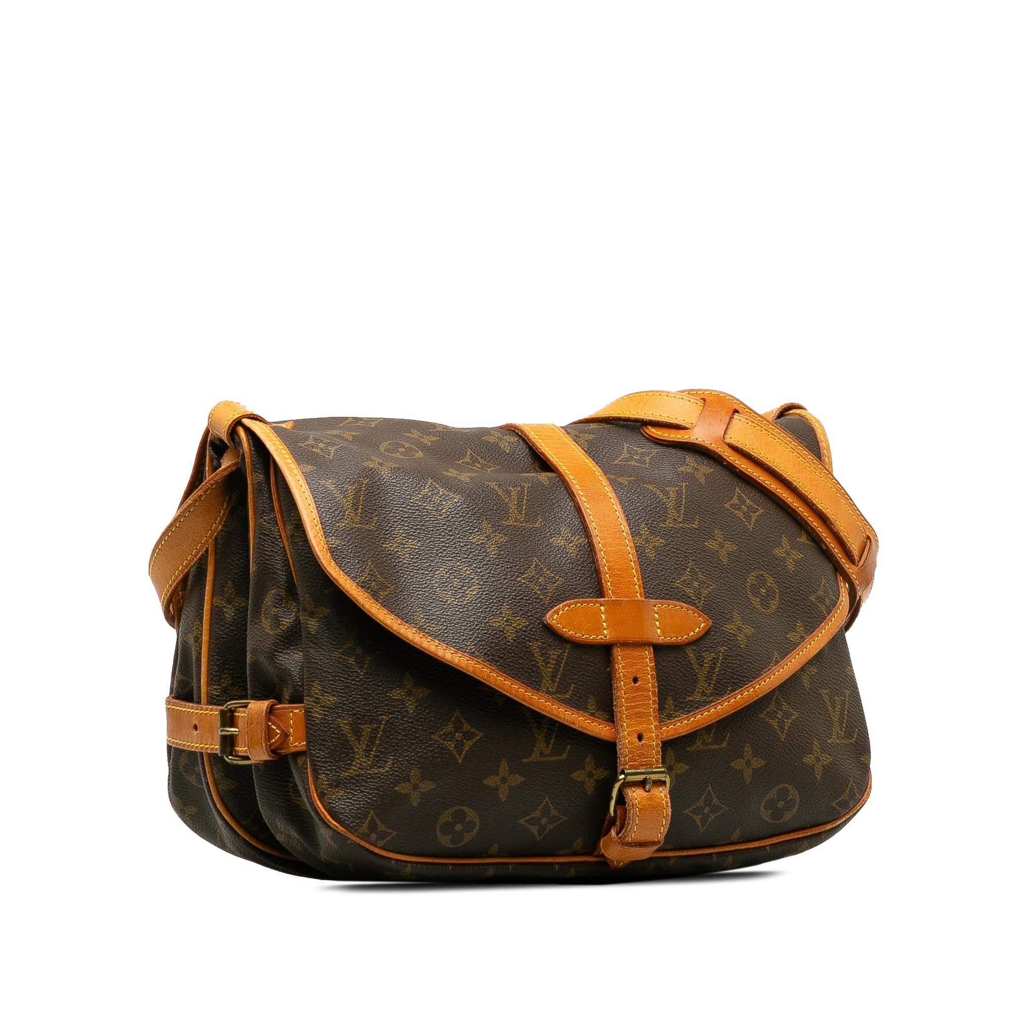 Louis Vuitton Monogram Saumur 30 (SHG-ohzaol)