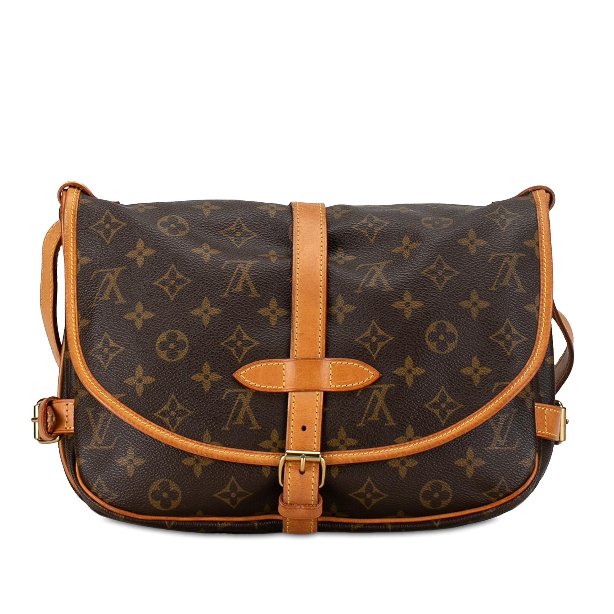 Louis Vuitton Monogram Saumur 30 (SHG-FmDHay)