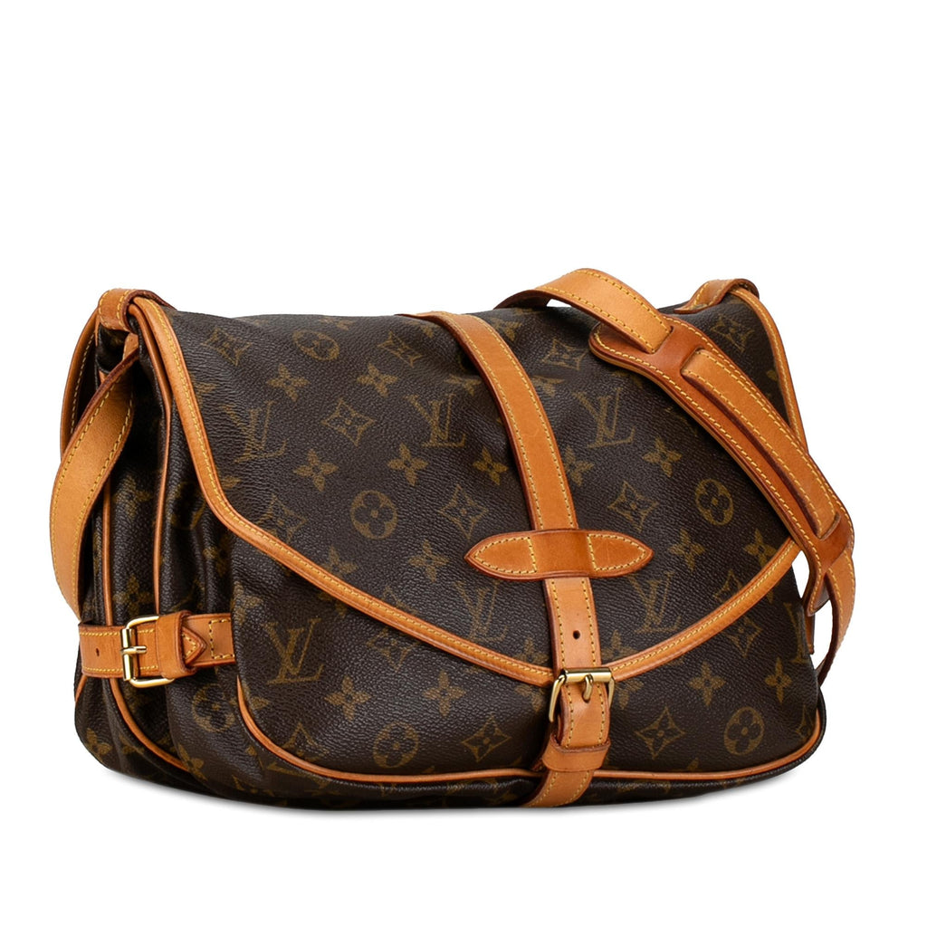 Louis Vuitton Monogram Saumur 30 (SHG-FmDHay)