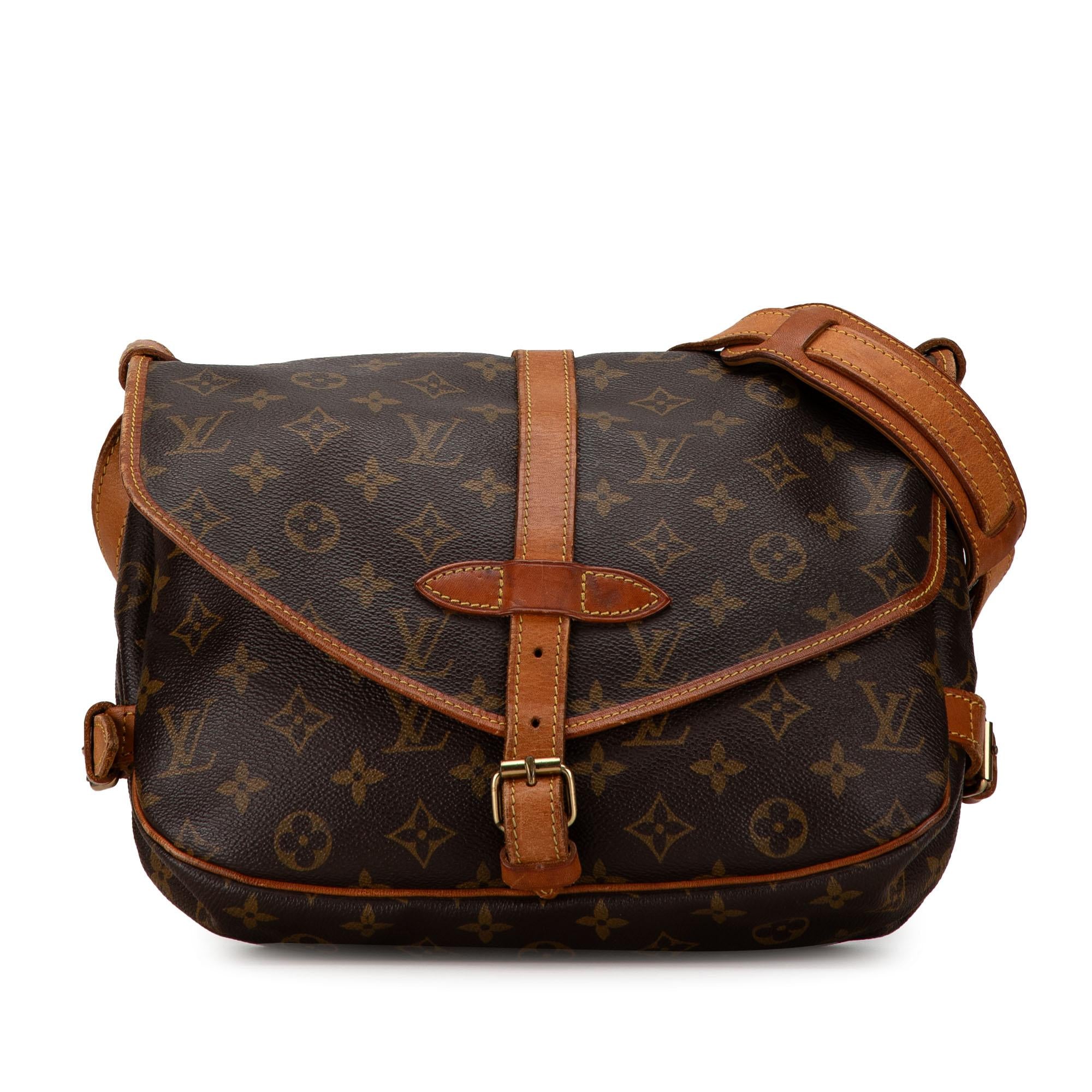 Louis Vuitton Monogram Saumur 30 (SHG-QxLwhE)