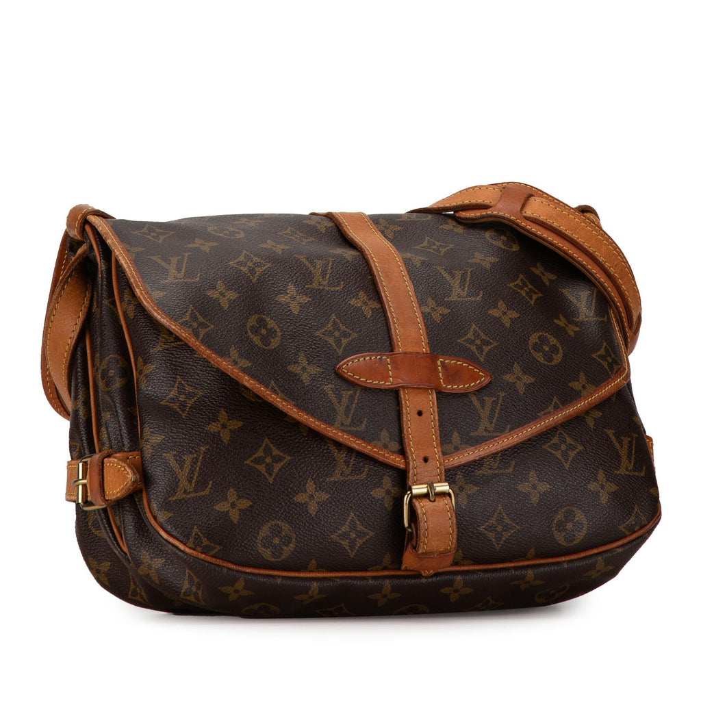 Louis Vuitton Monogram Saumur 30 (SHG-QxLwhE)