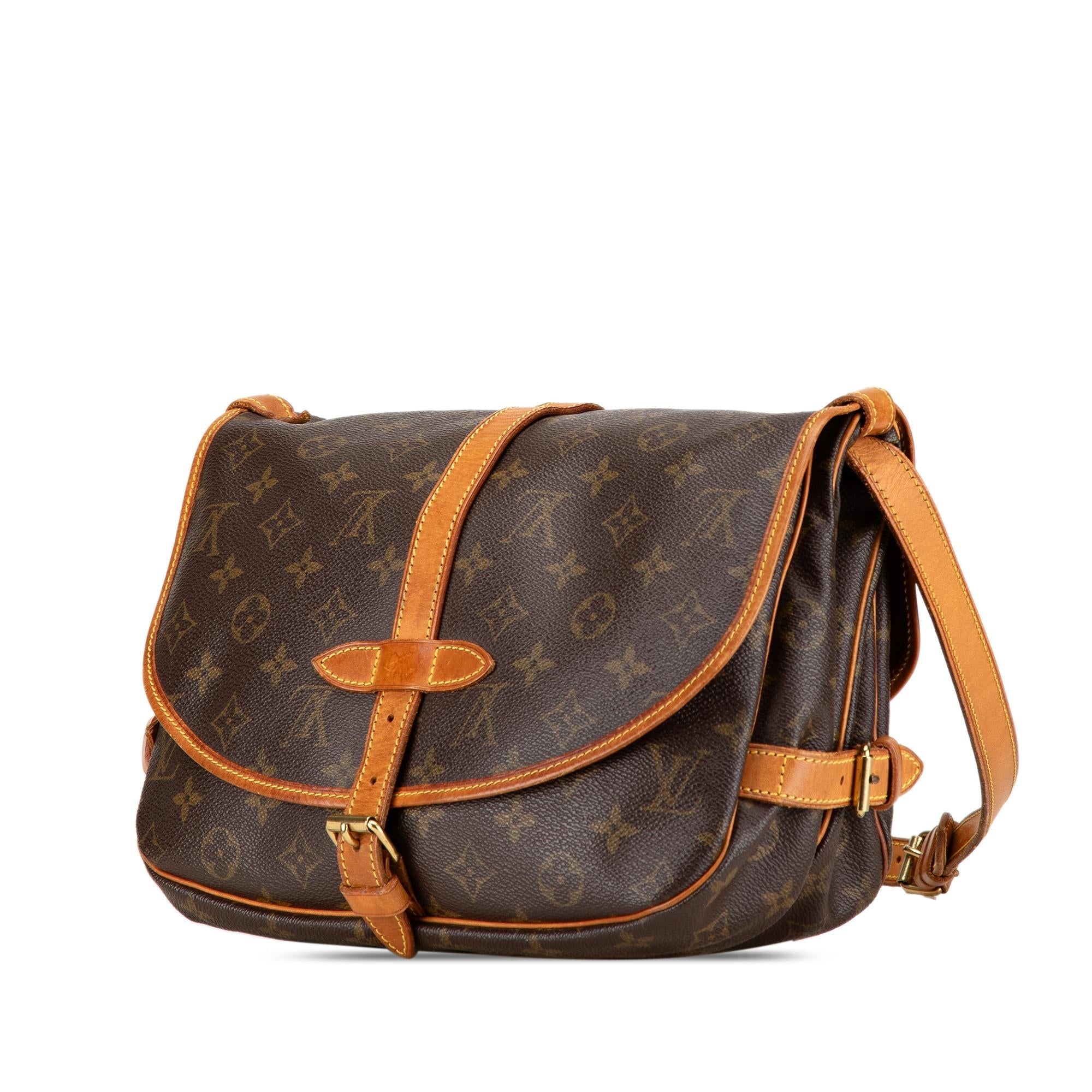 Louis Vuitton Monogram Saumur 30 (SHG-GUayW1)