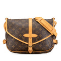 Louis Vuitton Monogram Saumur 30 (SHG-KVDFT6)