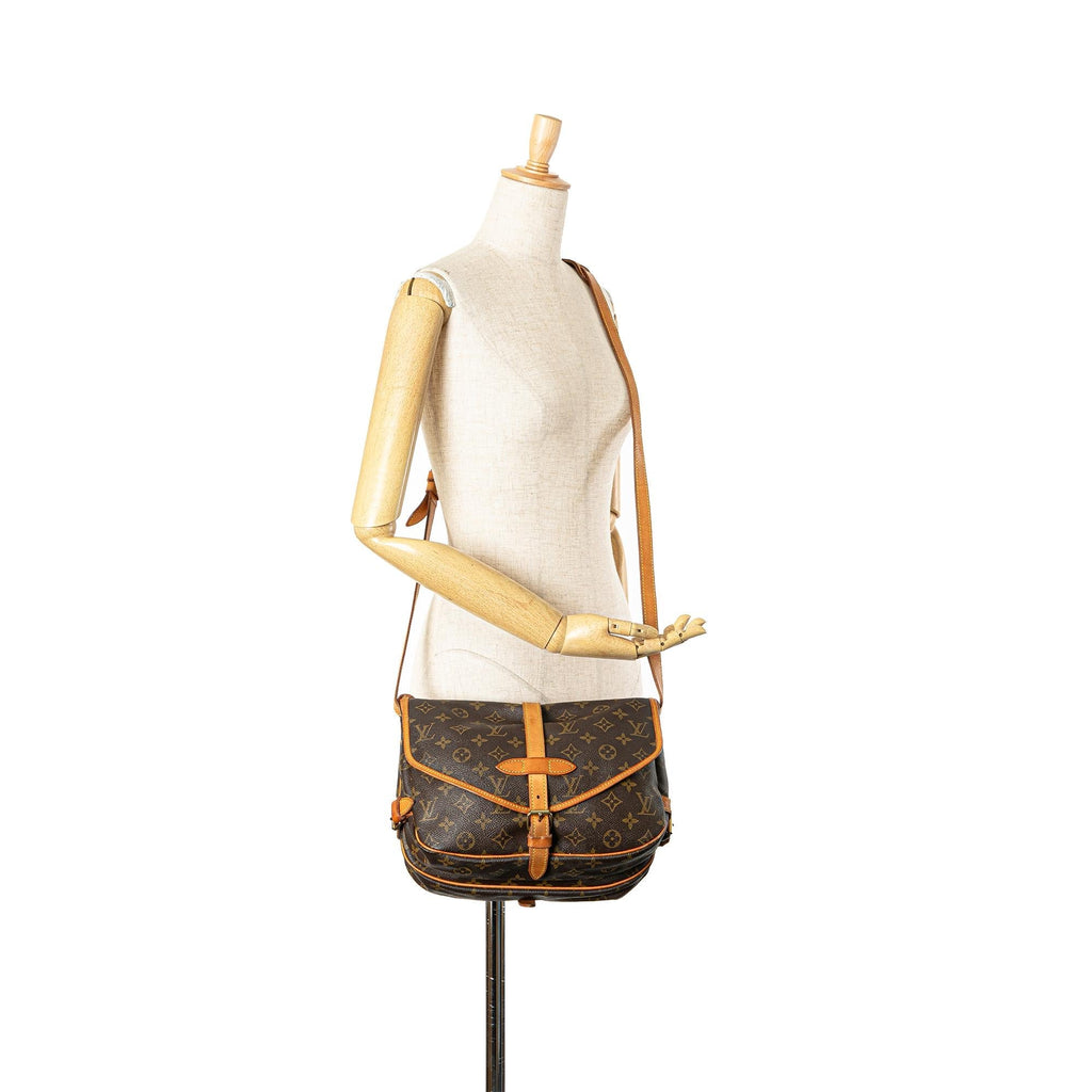 Louis Vuitton Monogram Saumur 30 (SHG-tUxk4G)