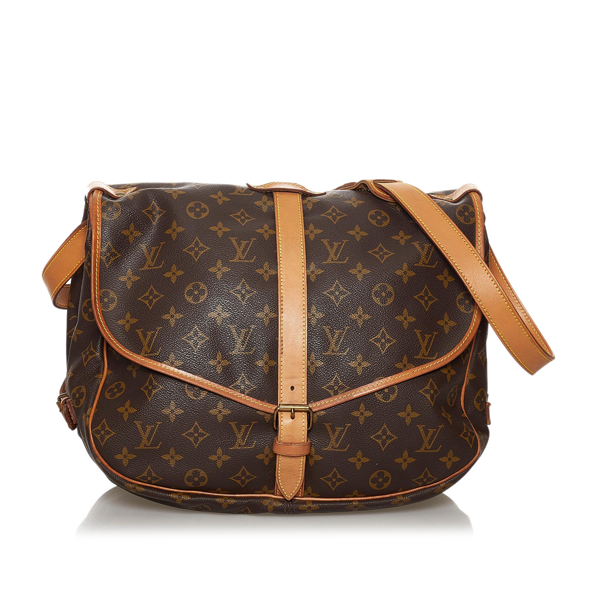 Louis Vuitton Monogram Saumur 35 (SHG-29834)