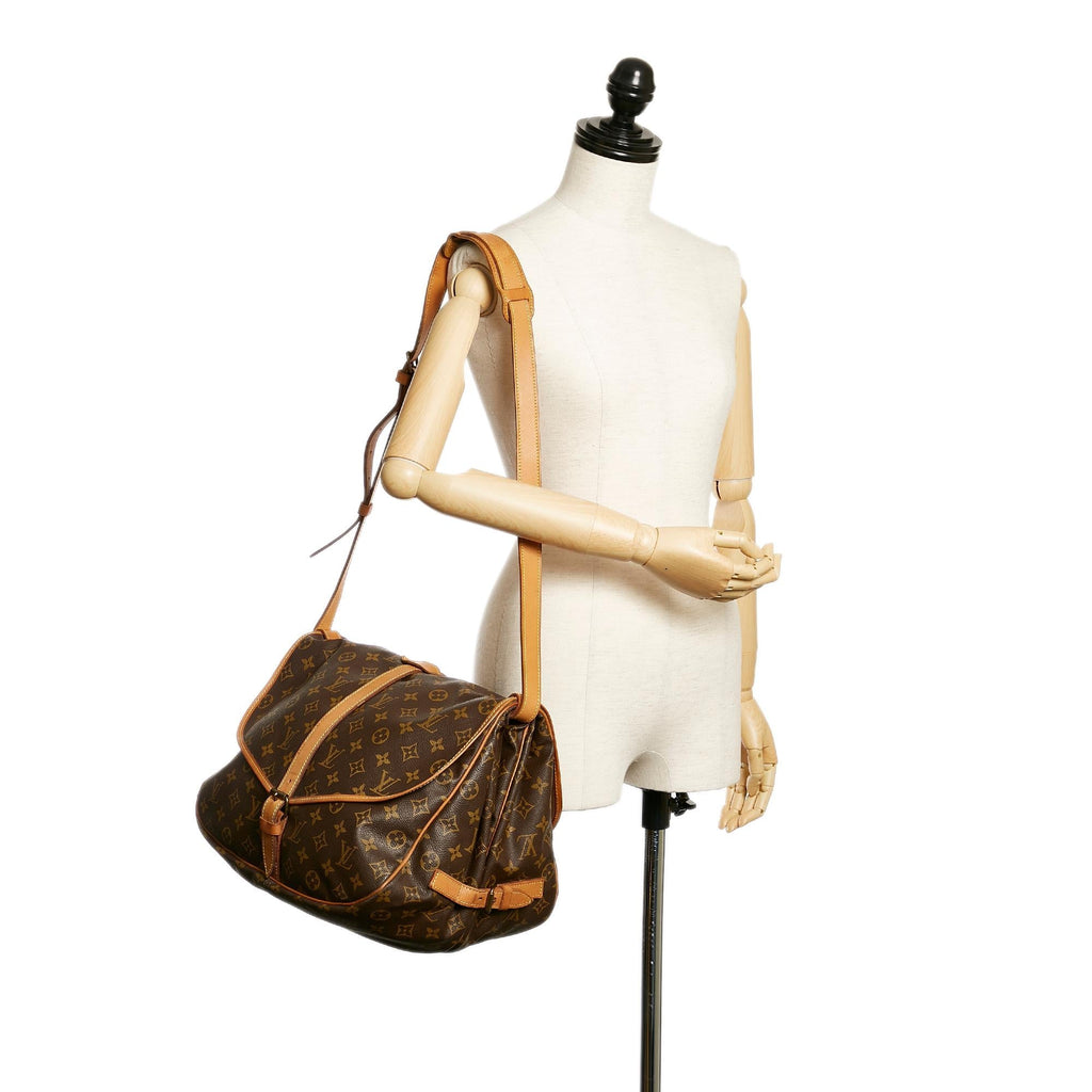 Louis Vuitton Monogram Saumur 35 (SHG-29834)