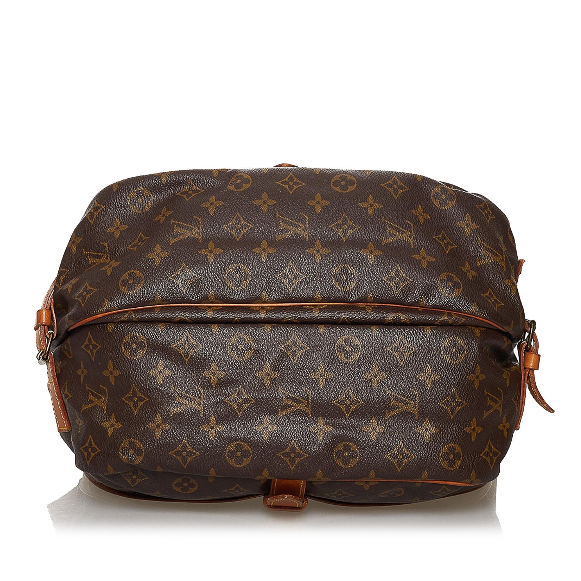 Louis Vuitton Monogram Saumur 35 (SHG-29910)