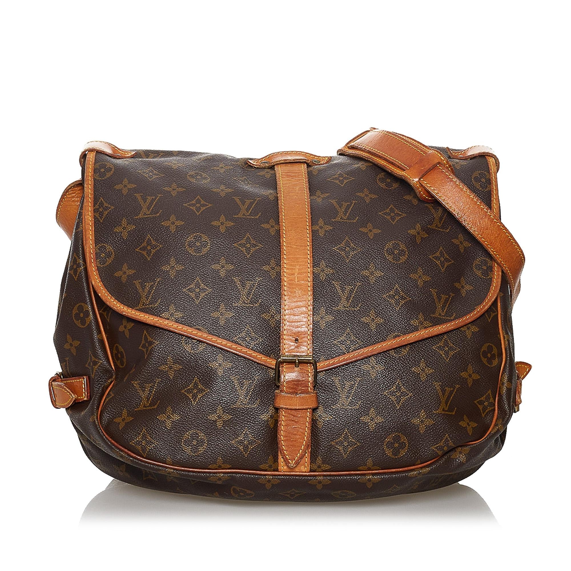 Louis Vuitton Monogram Saumur 35 (SHG-29910)