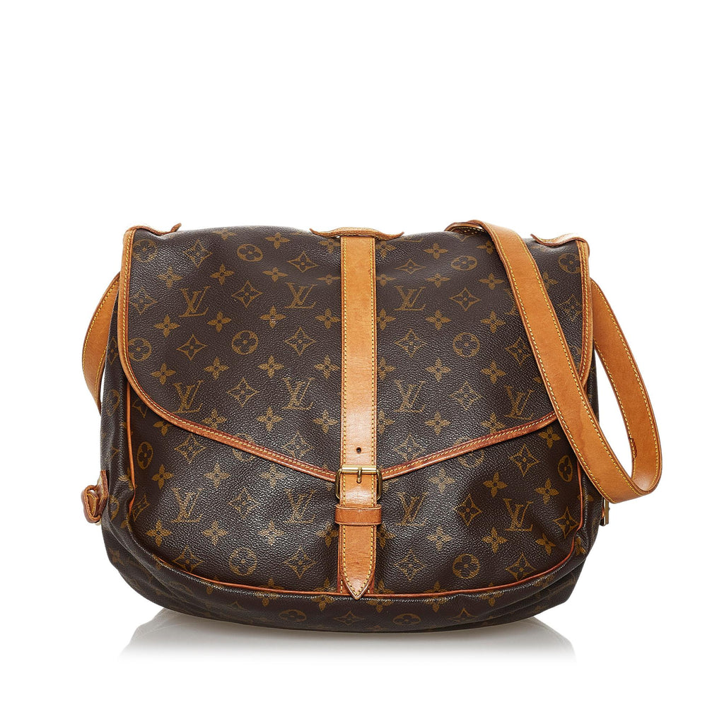 Louis Vuitton Monogram Saumur 35 (SHG-30117)