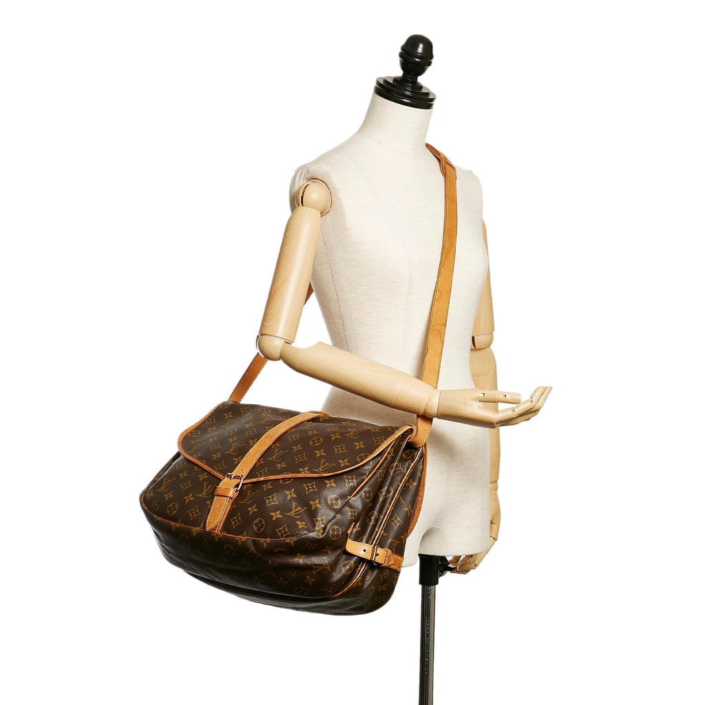 Louis Vuitton Monogram Saumur 35 (SHG-30117)