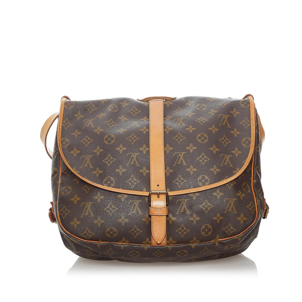 Louis Vuitton Monogram Saumur 35 (SHG-30334)