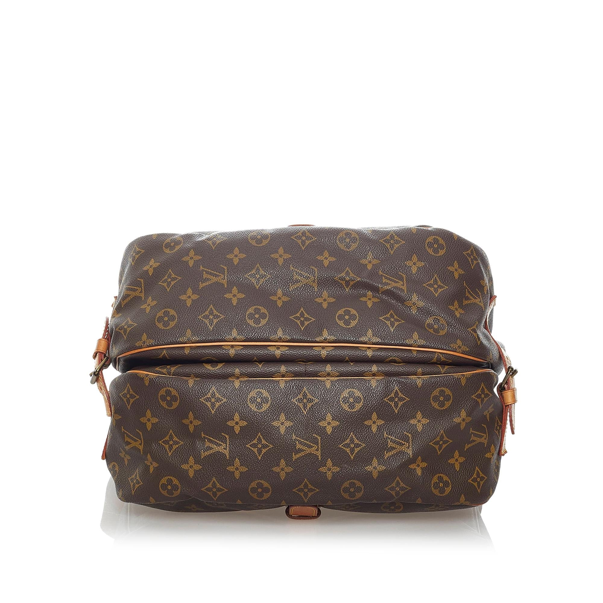 Louis Vuitton Monogram Saumur 35 (SHG-30334)