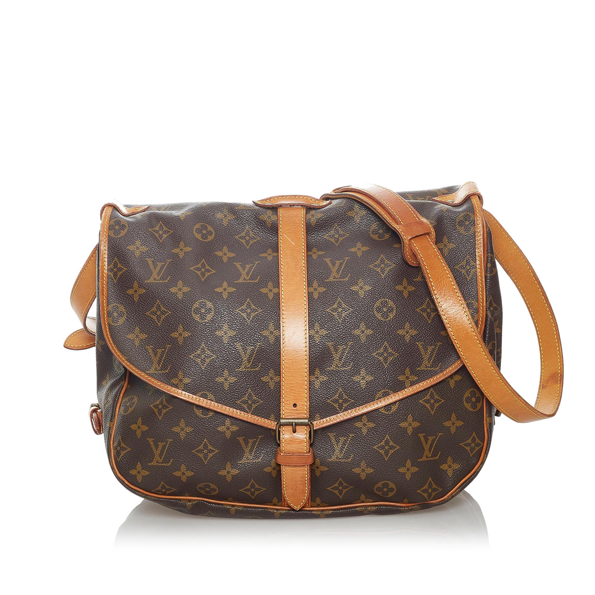 Louis Vuitton Monogram Saumur 35 (SHG-30334)