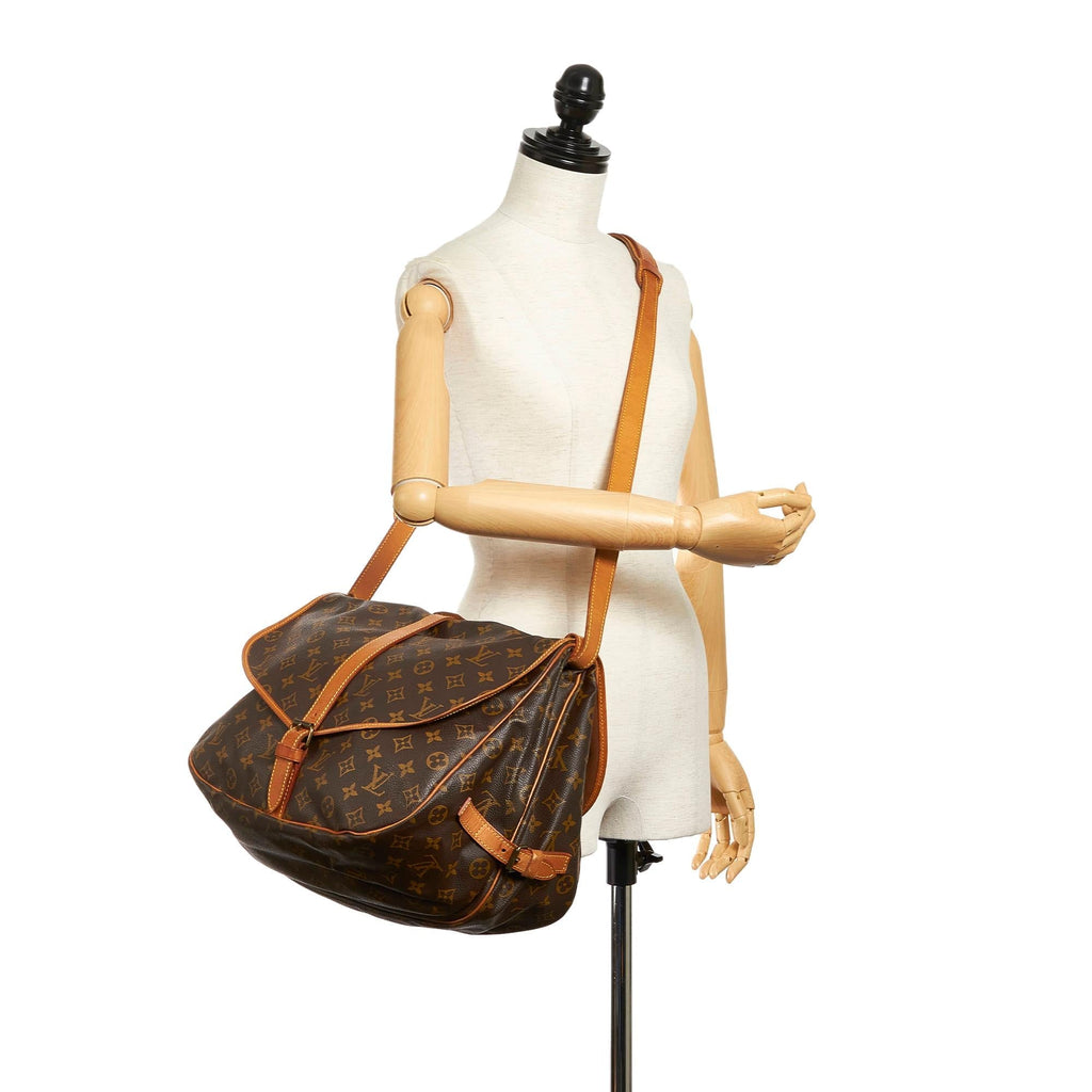 Louis Vuitton Monogram Saumur 35 (SHG-30334)