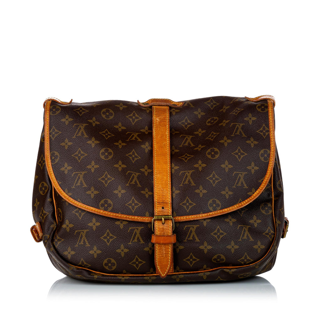 Louis Vuitton Monogram Saumur 35 (SHG-30609)