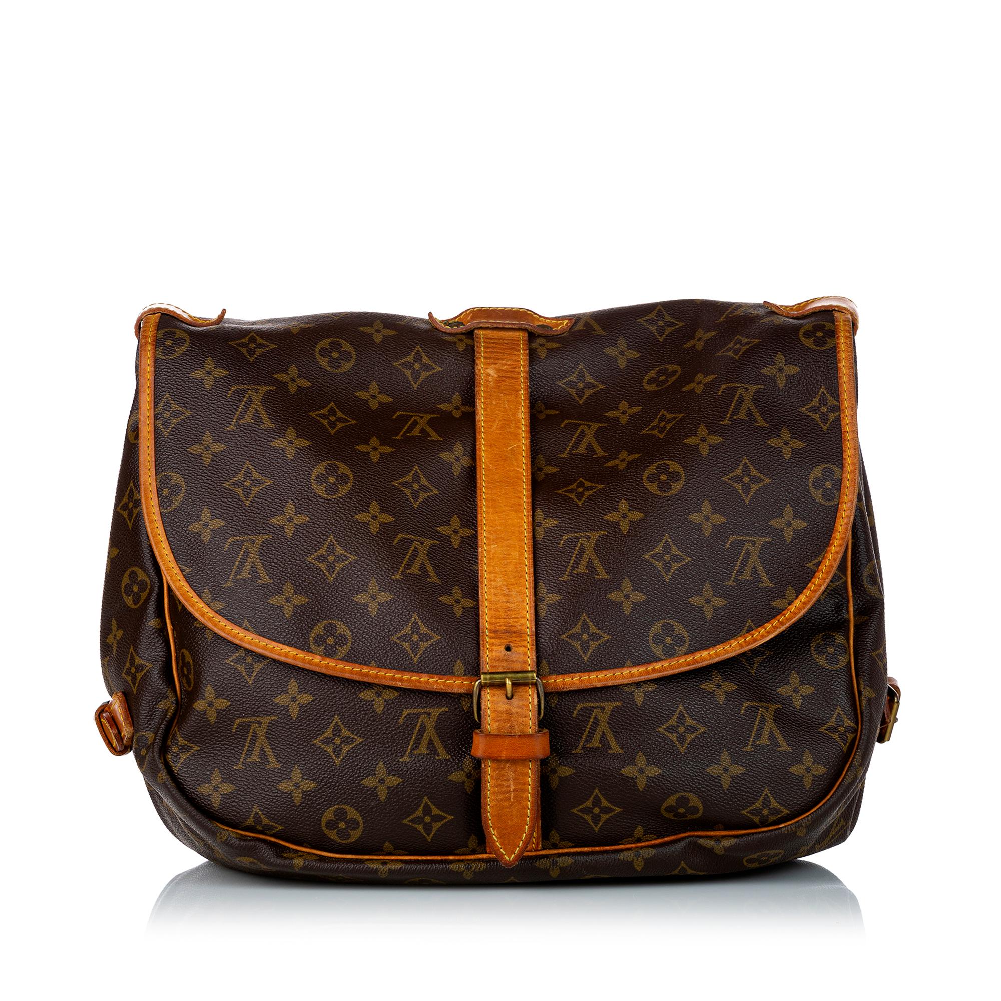 Louis Vuitton Monogram Saumur 35 (SHG-30609)