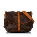Louis Vuitton Monogram Saumur 35 (SHG-30609)