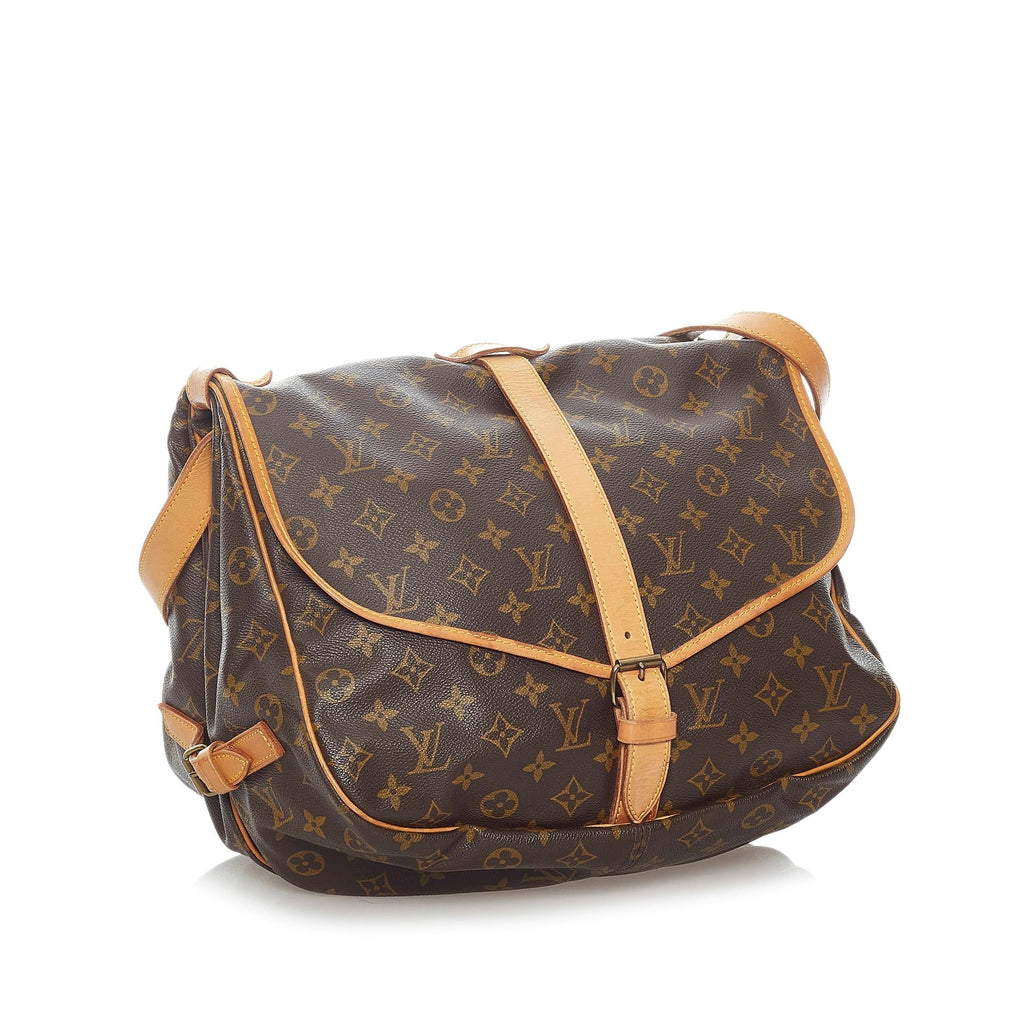 Louis Vuitton Monogram Saumur 35 (SHG-31101)