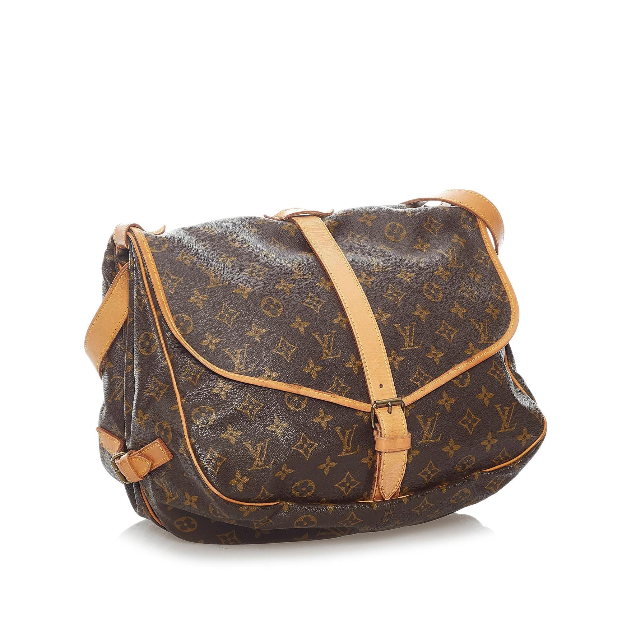 Louis Vuitton Monogram Saumur 35 (SHG-31101)