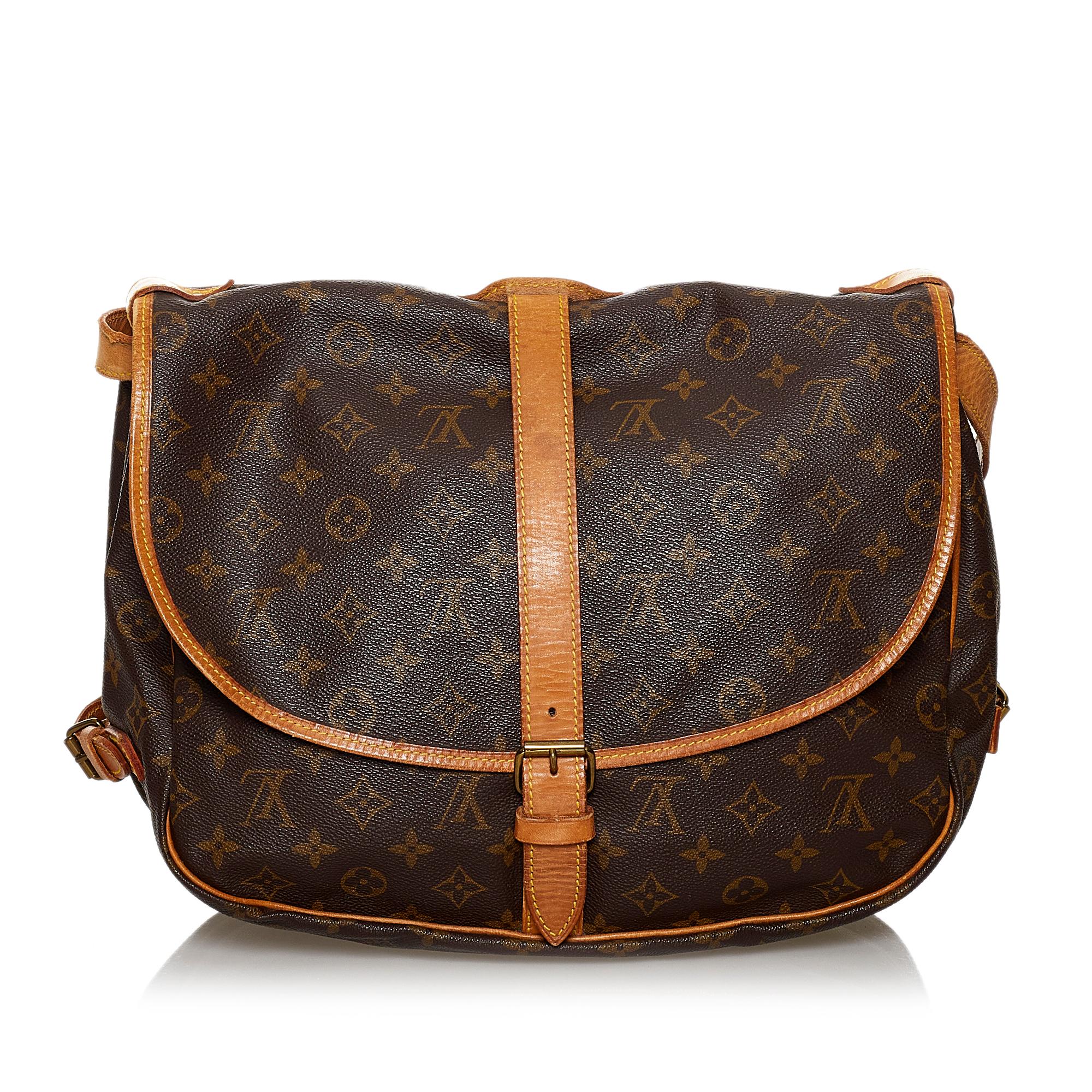 Louis Vuitton Monogram Saumur 35 (SHG-32904)