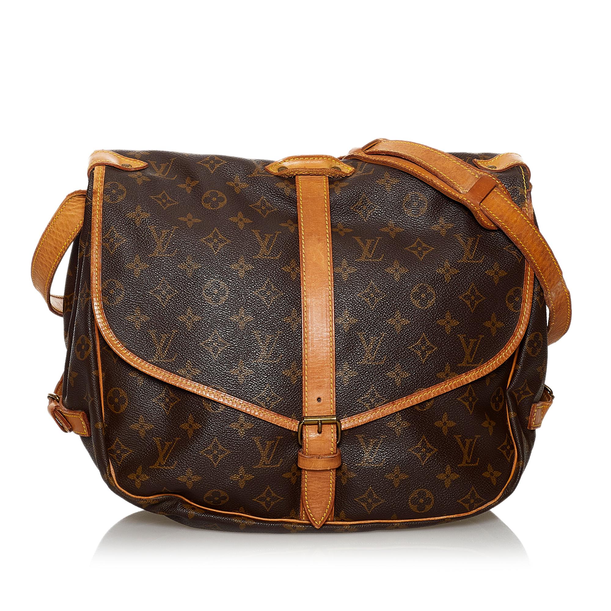 Louis Vuitton Monogram Saumur 35 (SHG-32904)
