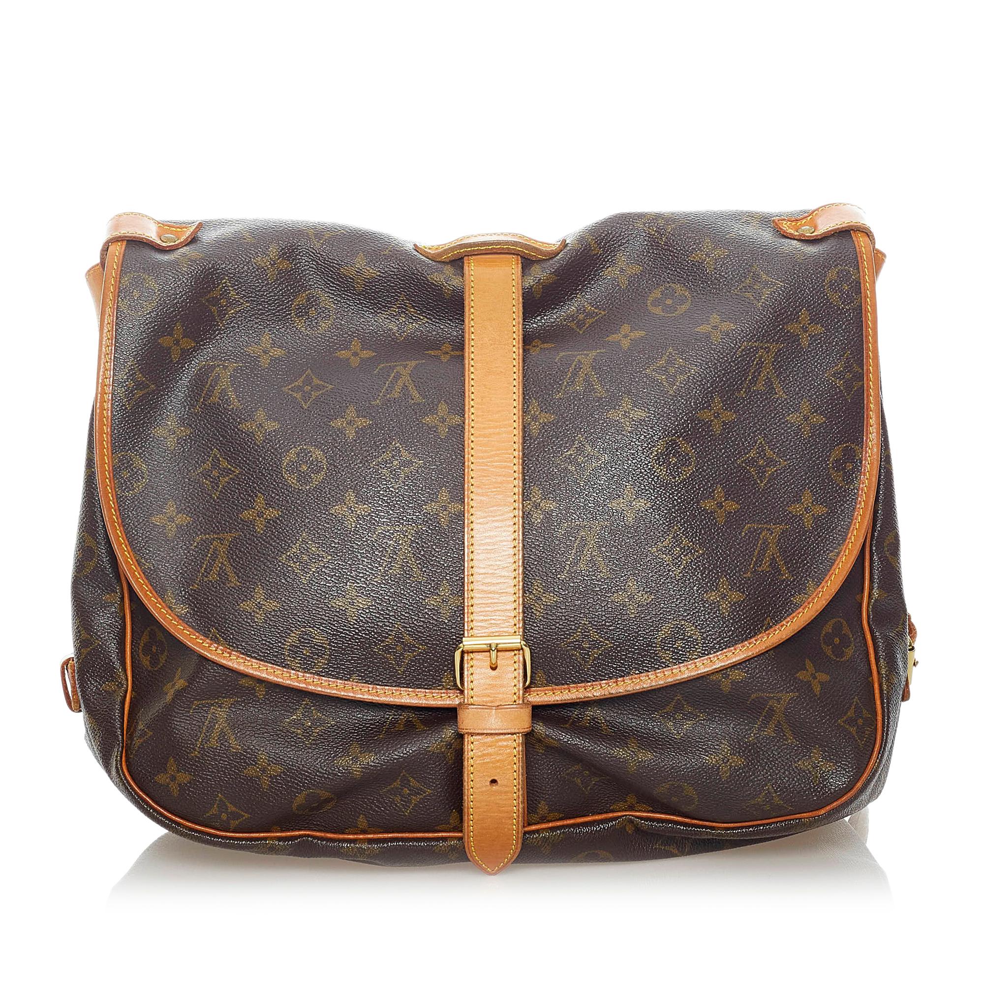 Louis Vuitton Monogram Saumur 35 (SHG-33267)