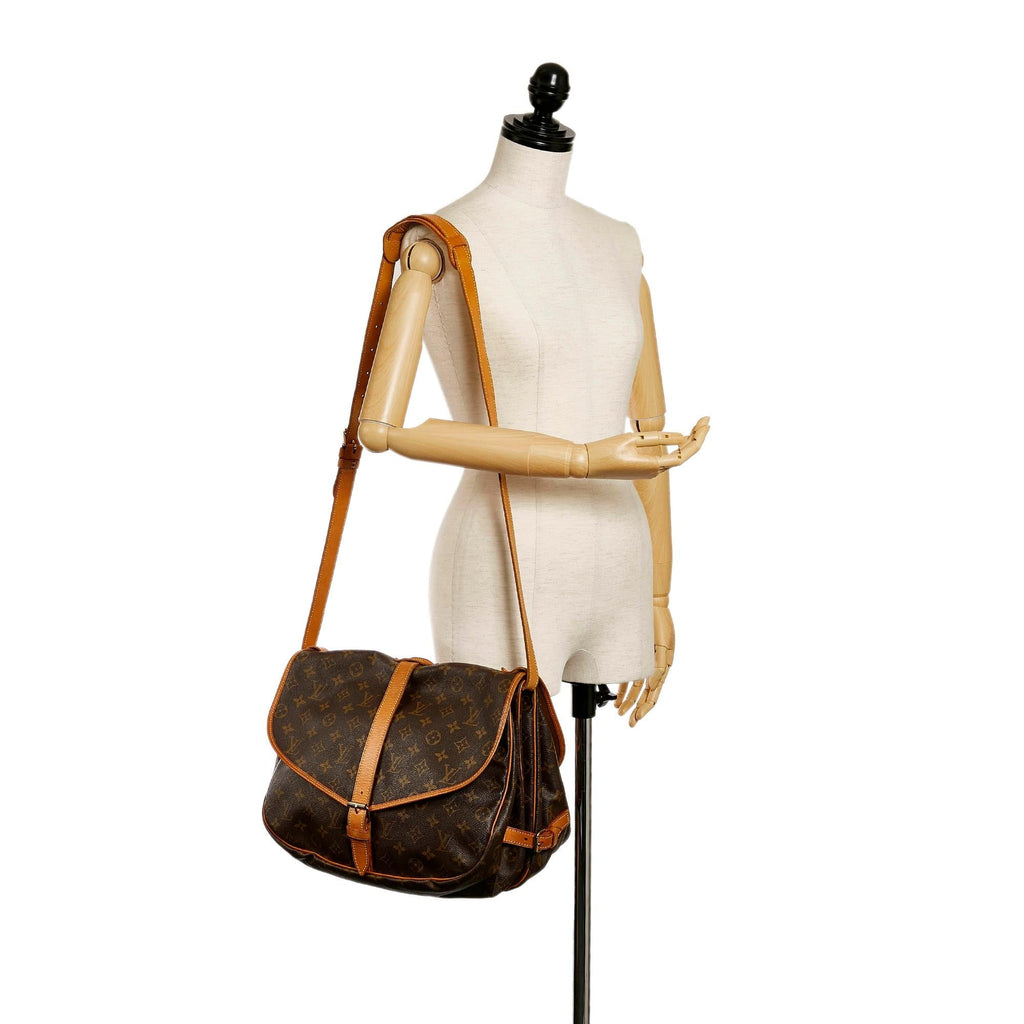Louis Vuitton Monogram Saumur 35 (SHG-33267)