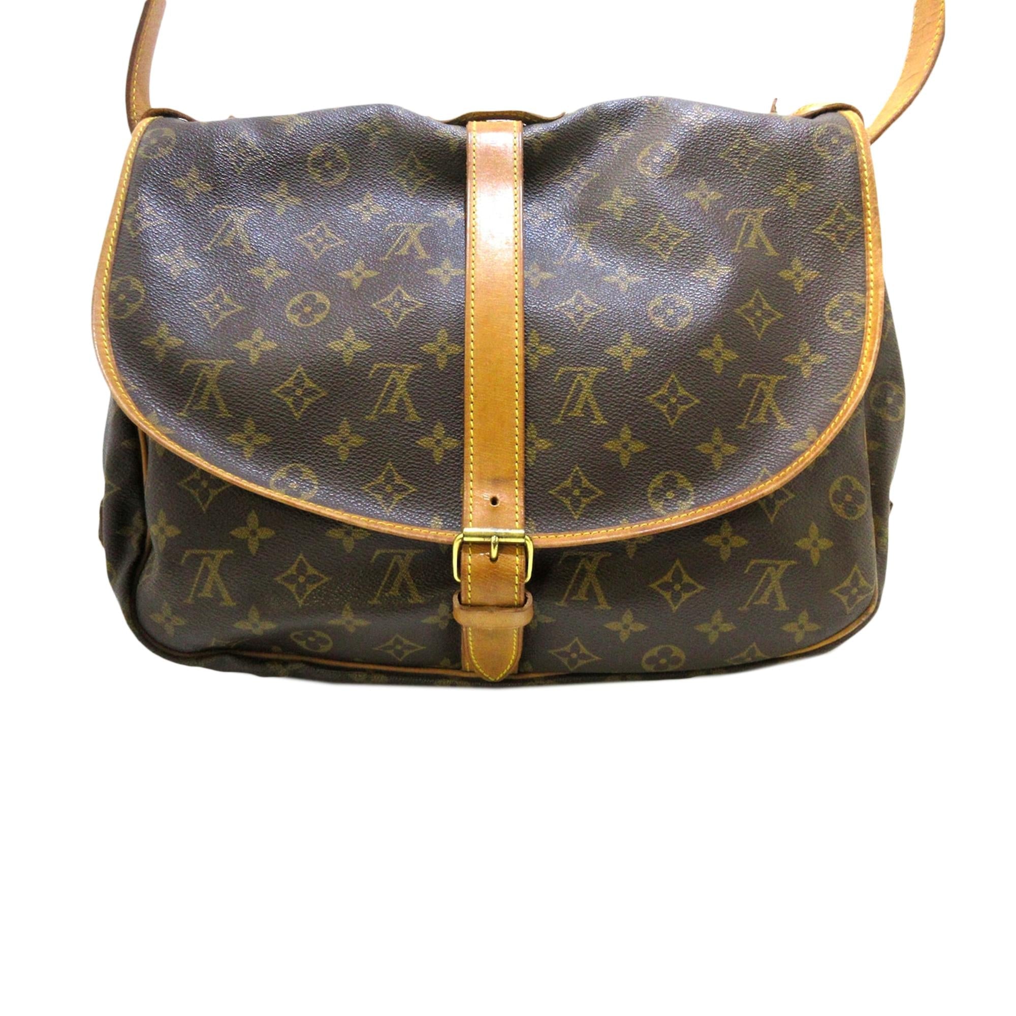 Louis Vuitton Monogram Saumur 35 (SHG-33567)