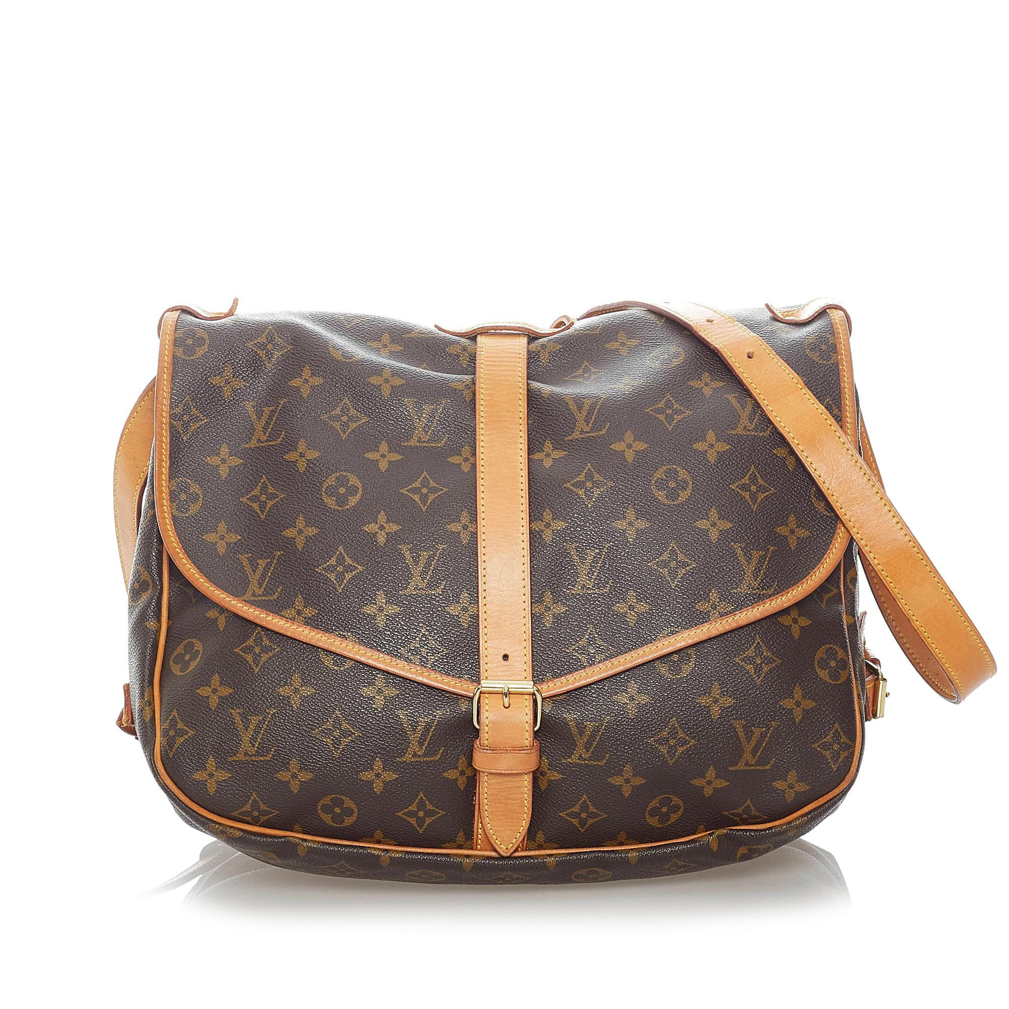Louis Vuitton Monogram Saumur 35 (SHG-34335)