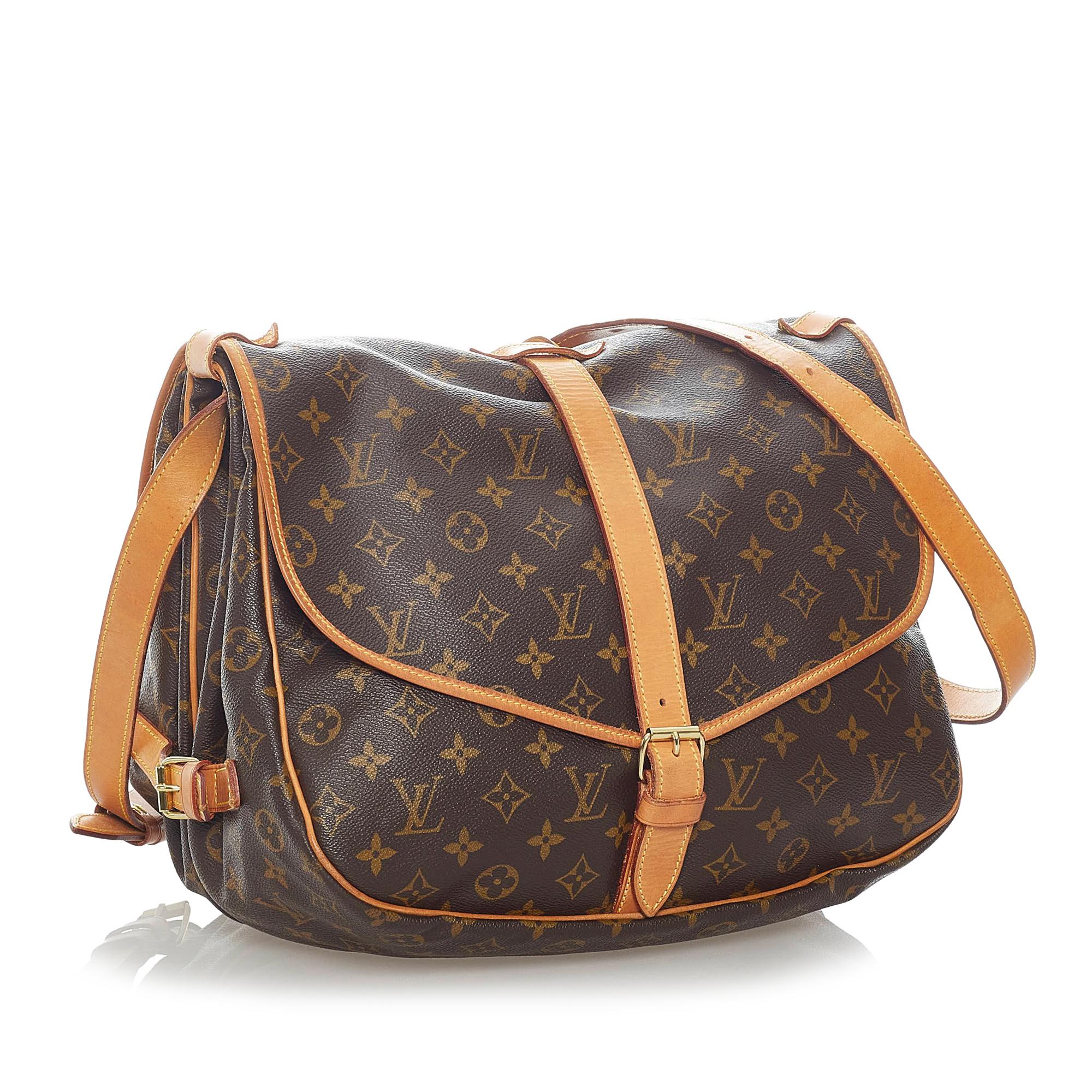 Louis Vuitton Monogram Saumur 35 (SHG-34335)