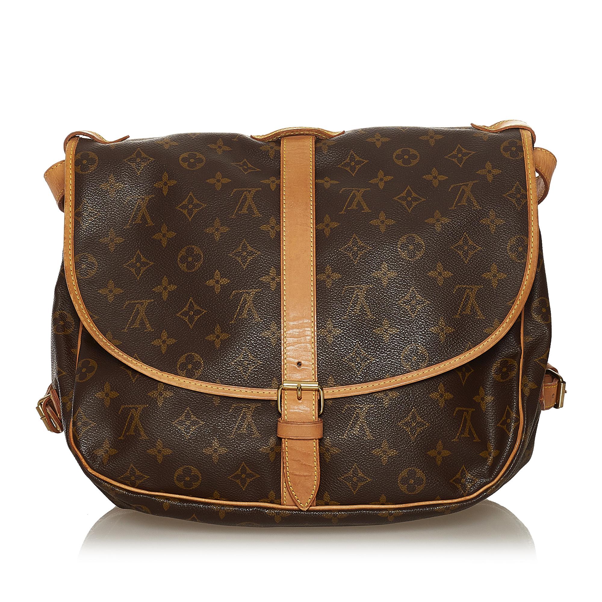 Louis Vuitton Monogram Saumur 35 (SHG-34374)